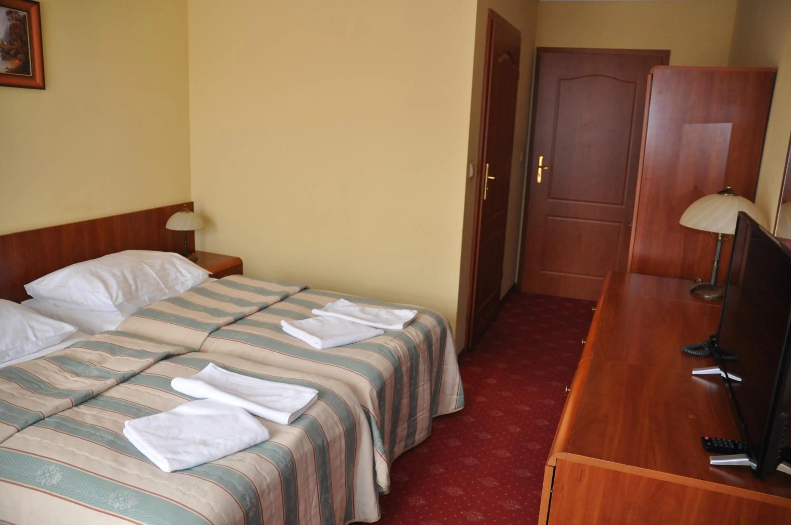 Bed in Hotel Morze