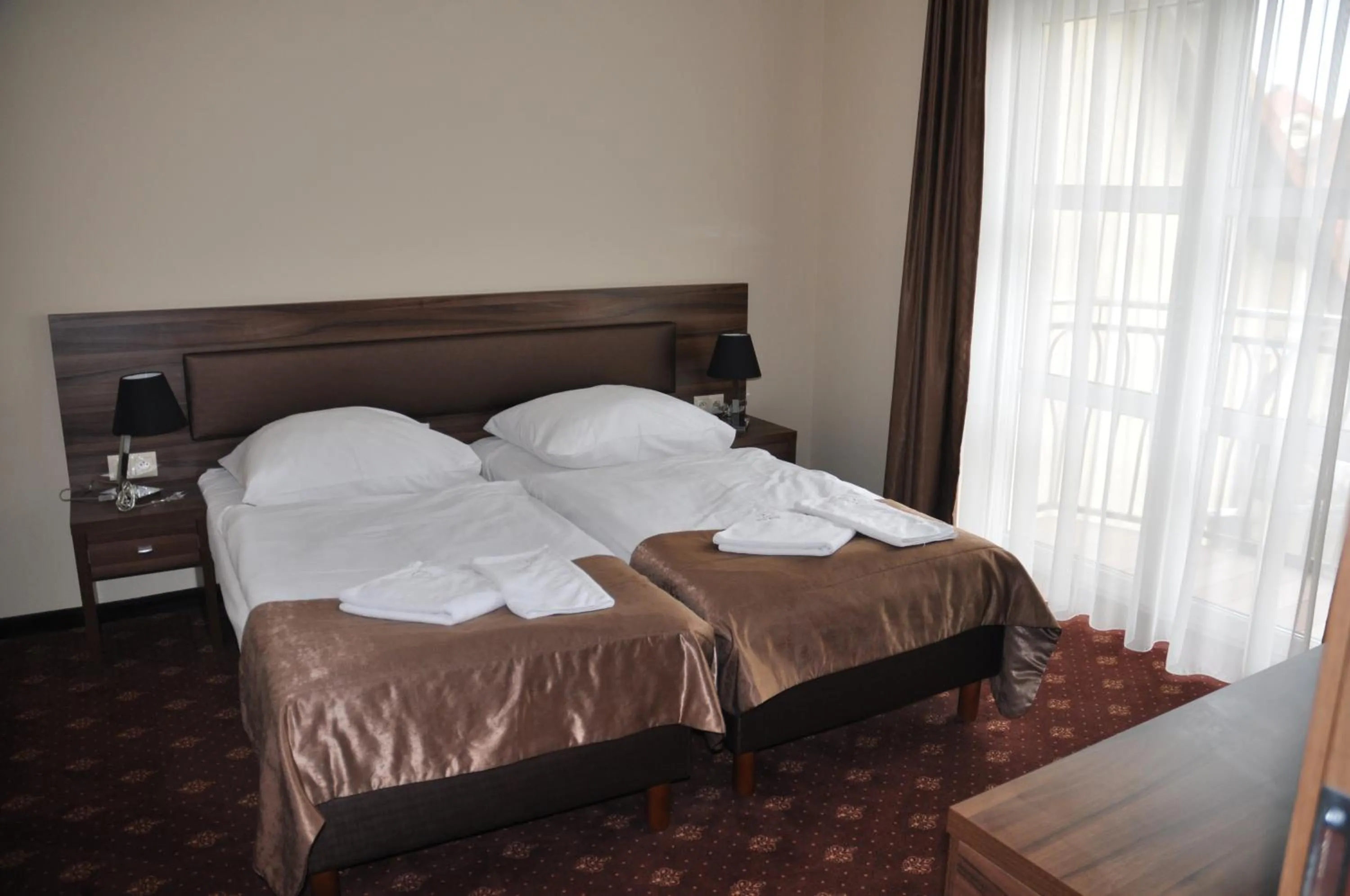 Bed in Hotel Morze