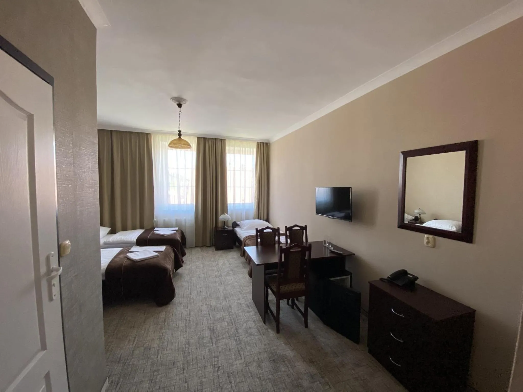 Bed in Hotel Morze