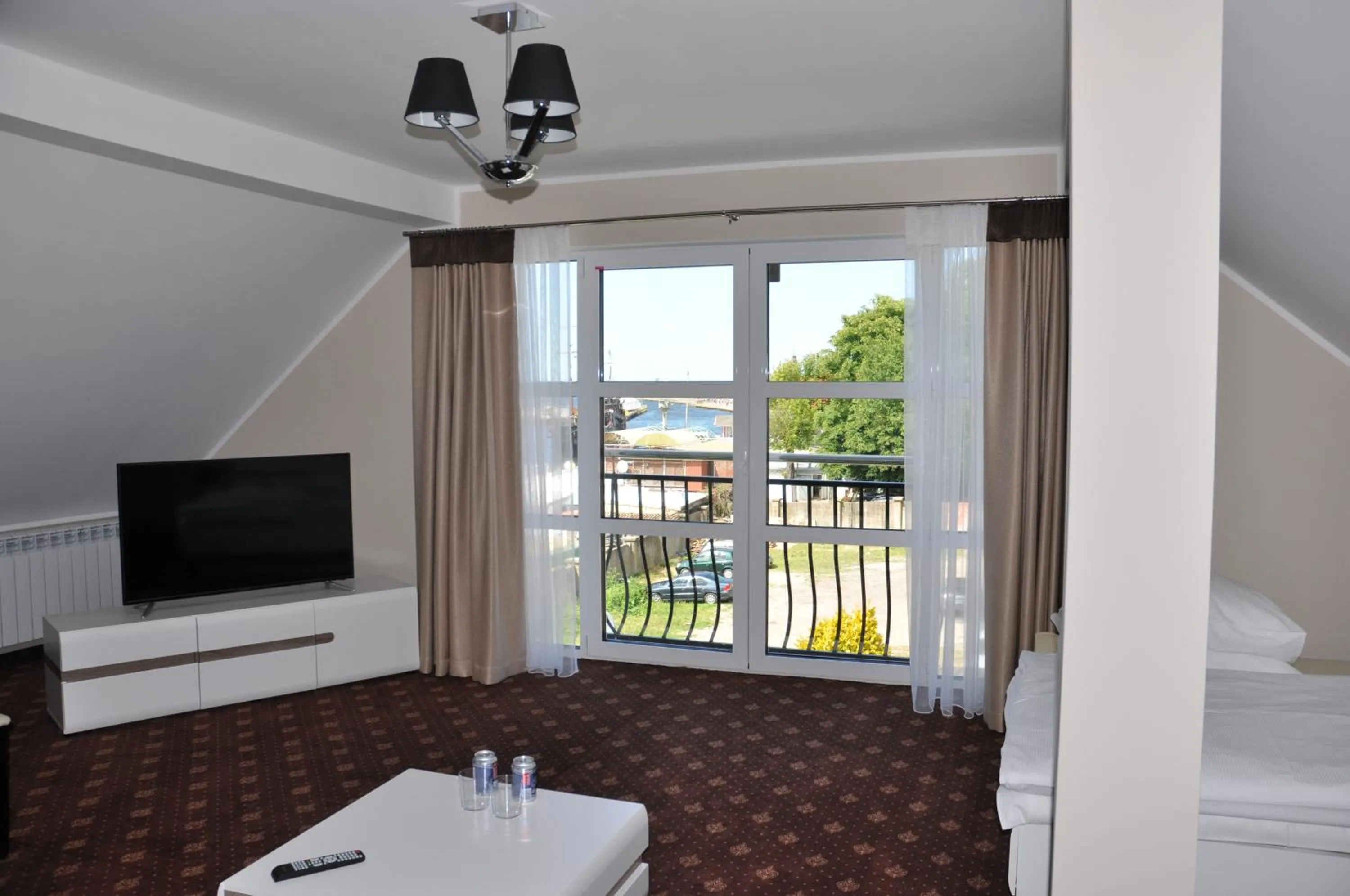 Bed in Hotel Morze