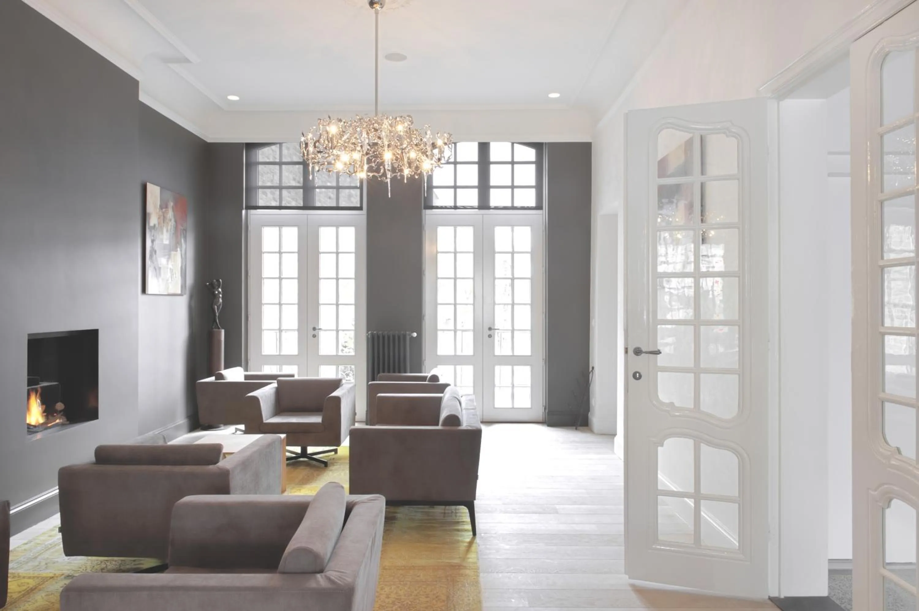 Communal lounge/ TV room in B&B 't Withuis