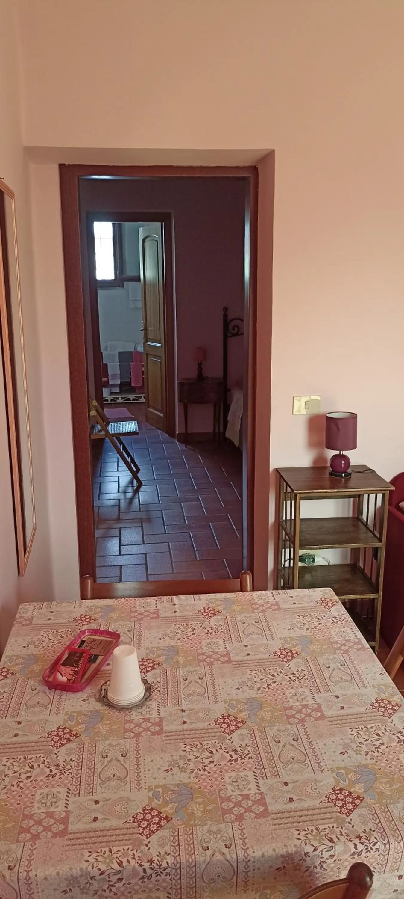View (from property/room), Bed in Il Baffetto B&B
