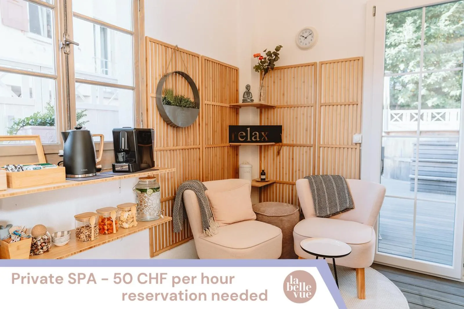 Sauna in la belle vue Boutique Hotel & Café