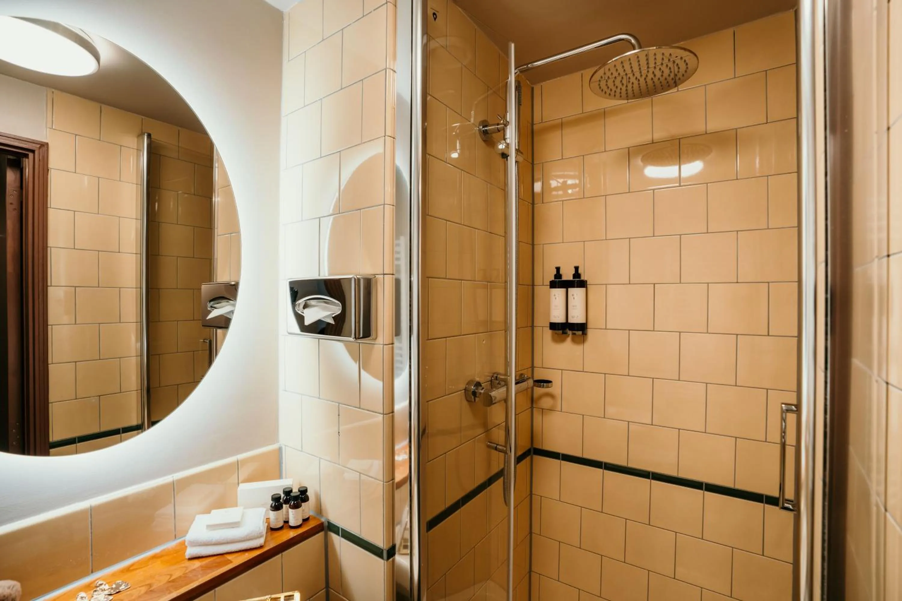 Shower in Hotel Omega