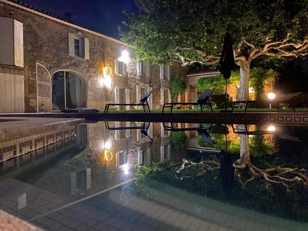 Swimming pool in LE MAS DES FLANERAIES