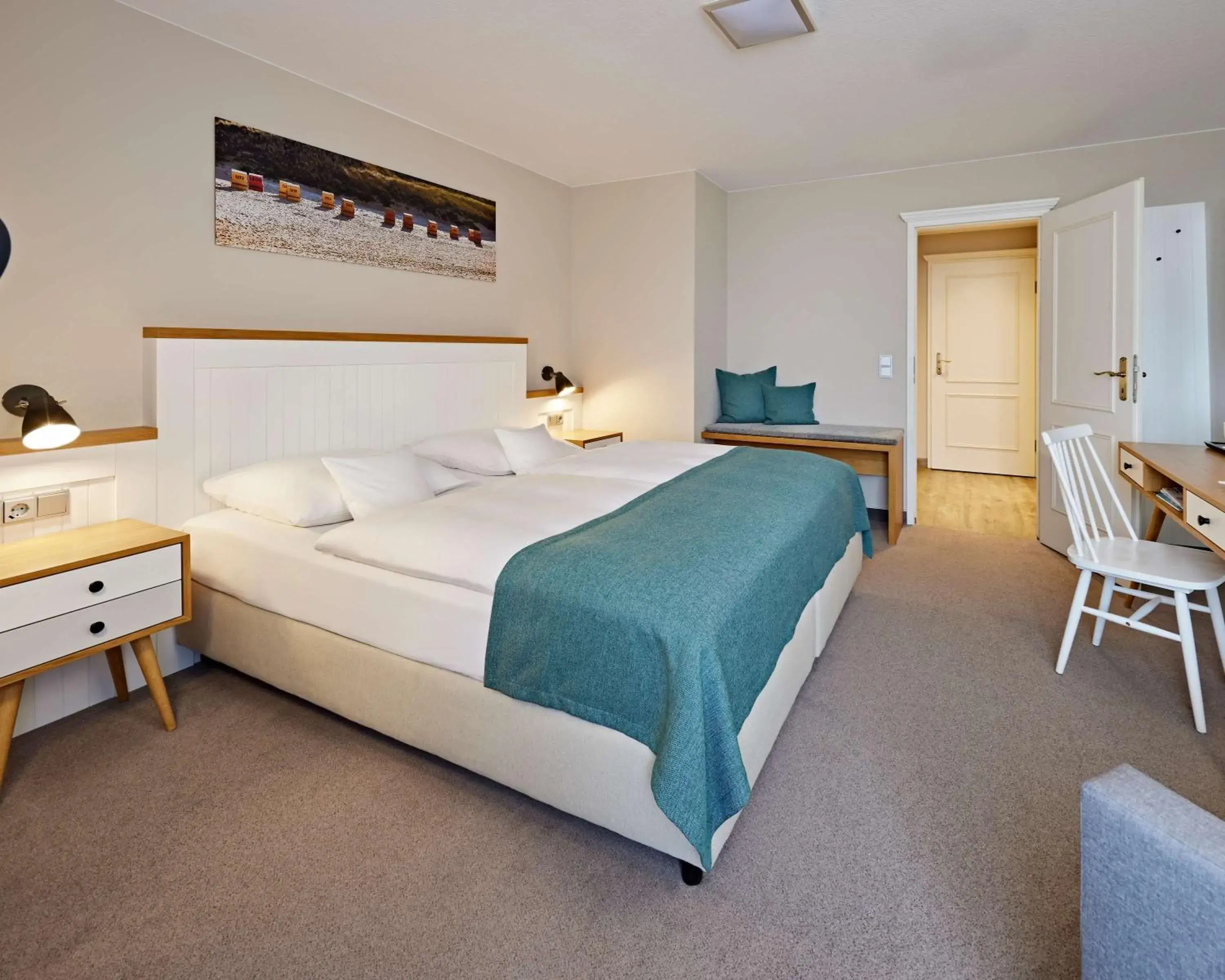 Bedroom in Lindner Hotel Sylt Bedroom in Lindner Hotel Sylt