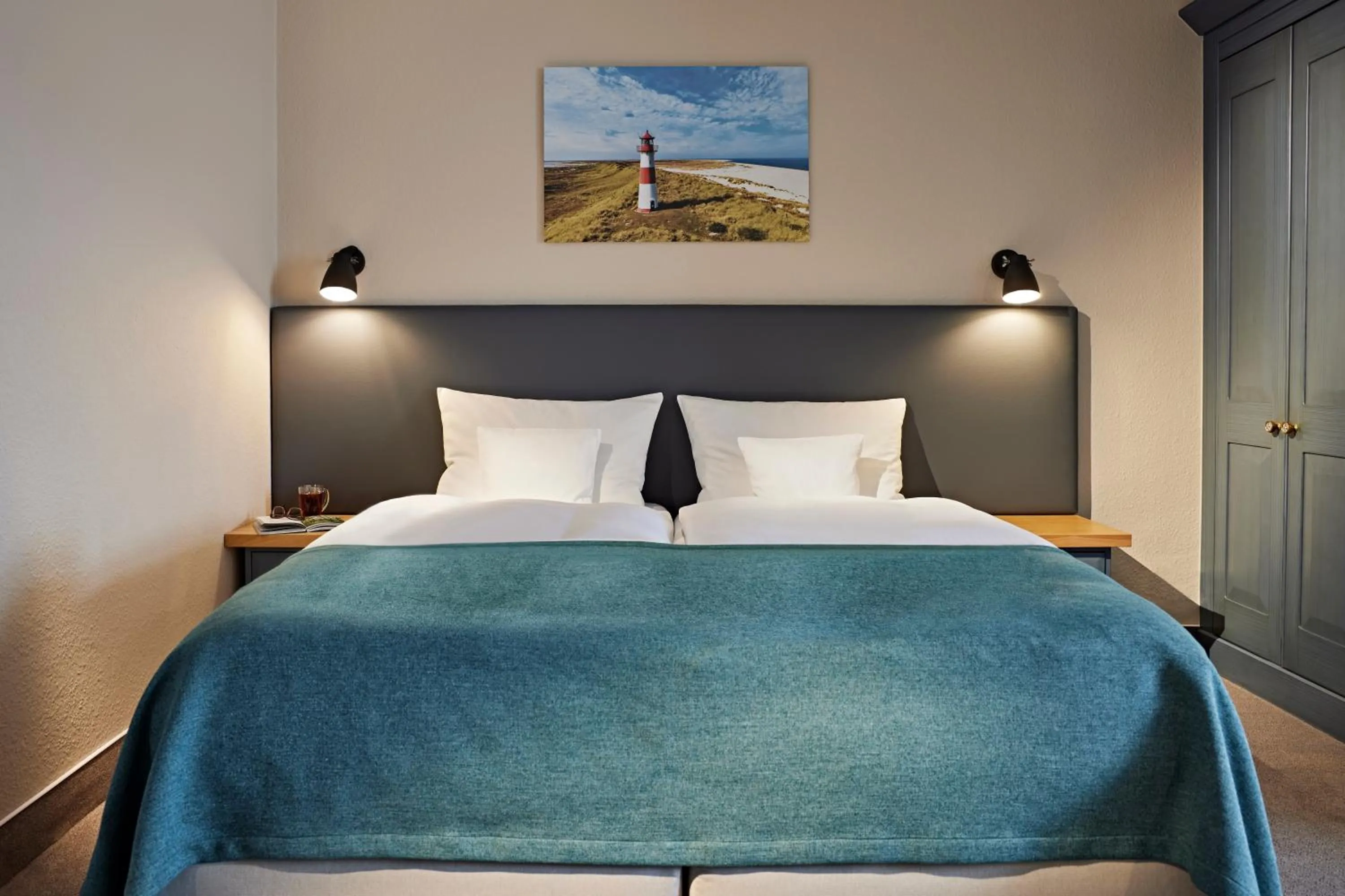 Bed in Lindner Hotel Sylt