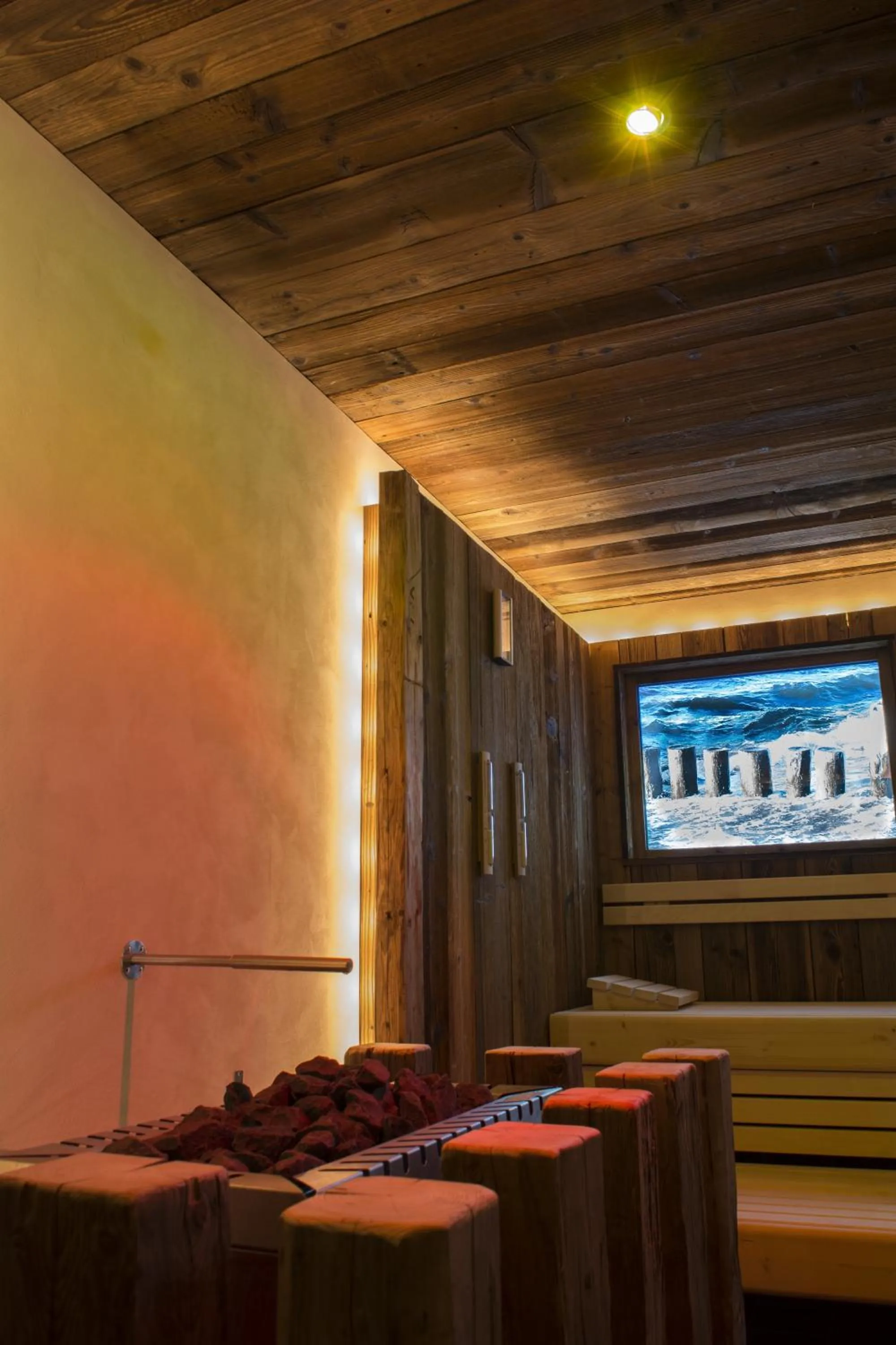 Sauna in Lindner Hotel Sylt