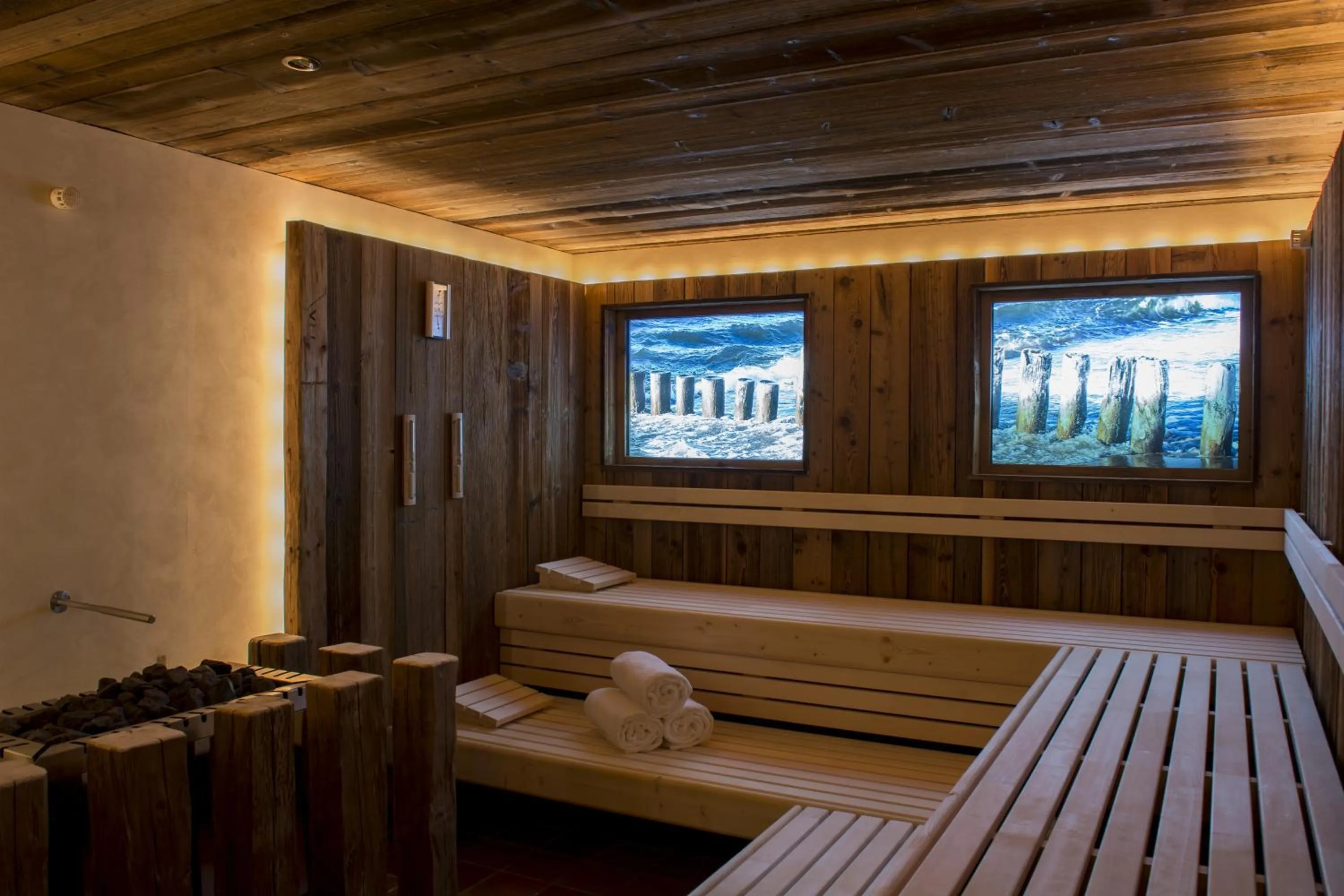 Sauna in Lindner Hotel Sylt