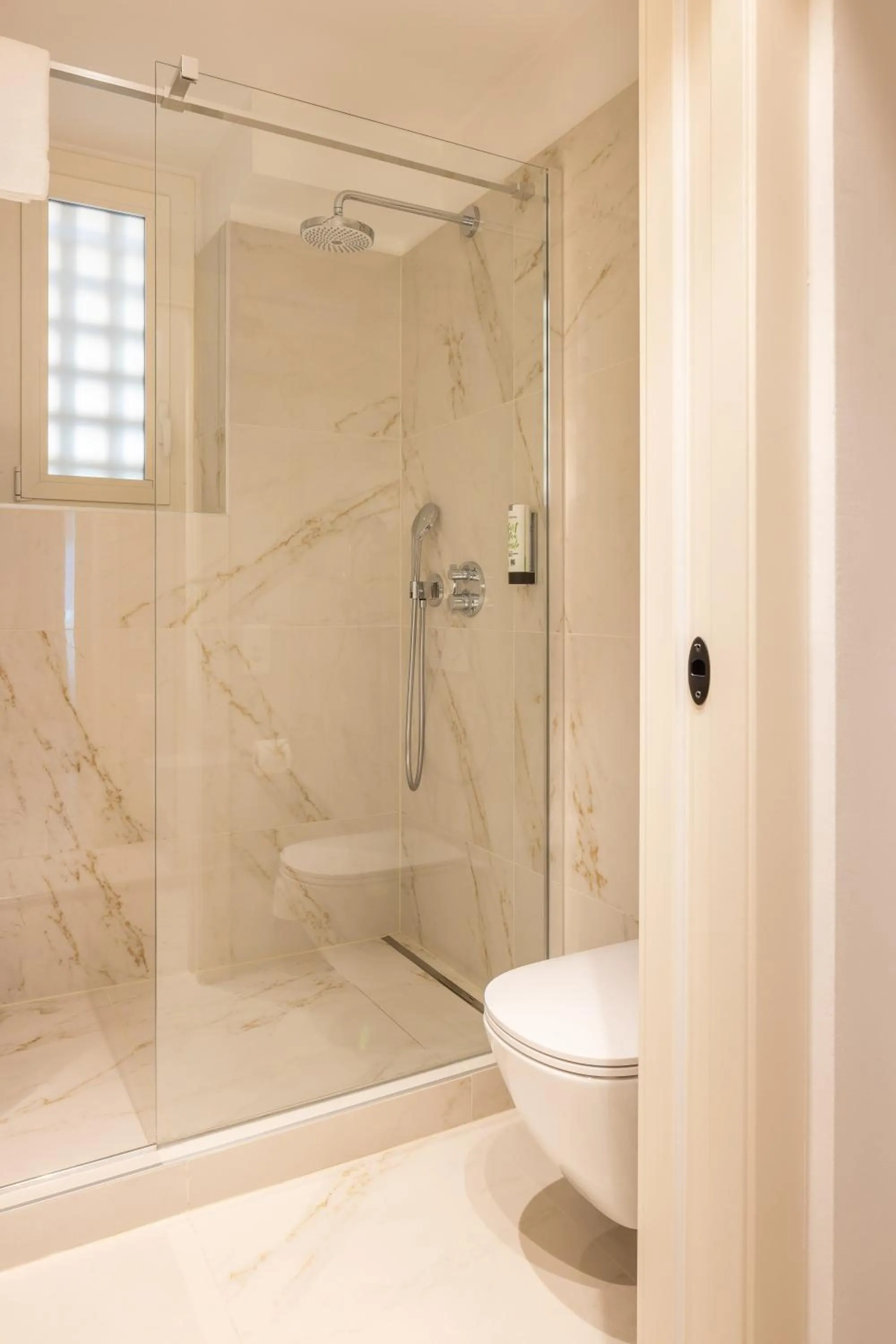 Shower in Hotel Walter Au Lac