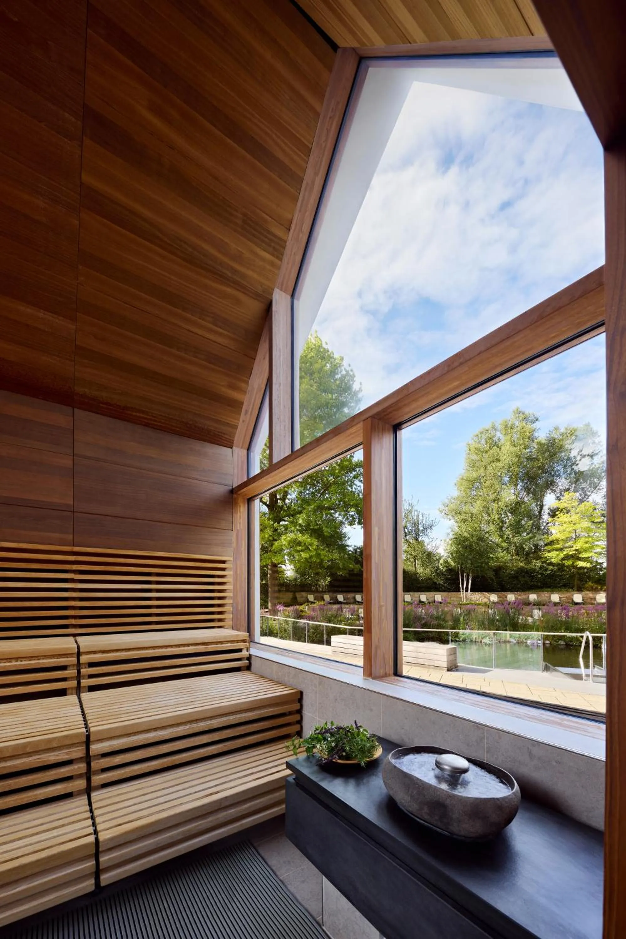 Sauna in Dorint Parkhotel Jordanbad