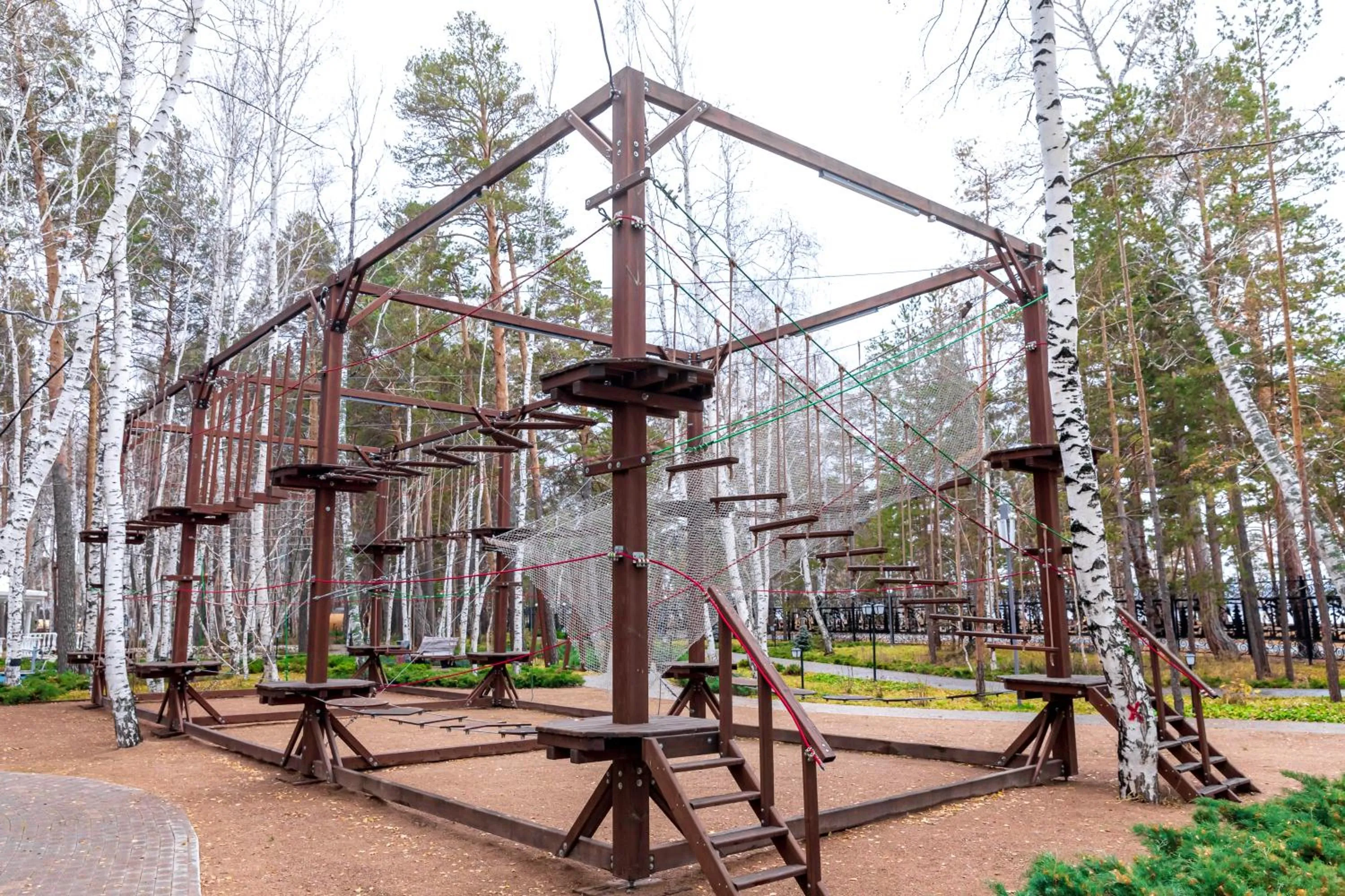 Children play ground in Wyndham Garden Burabay