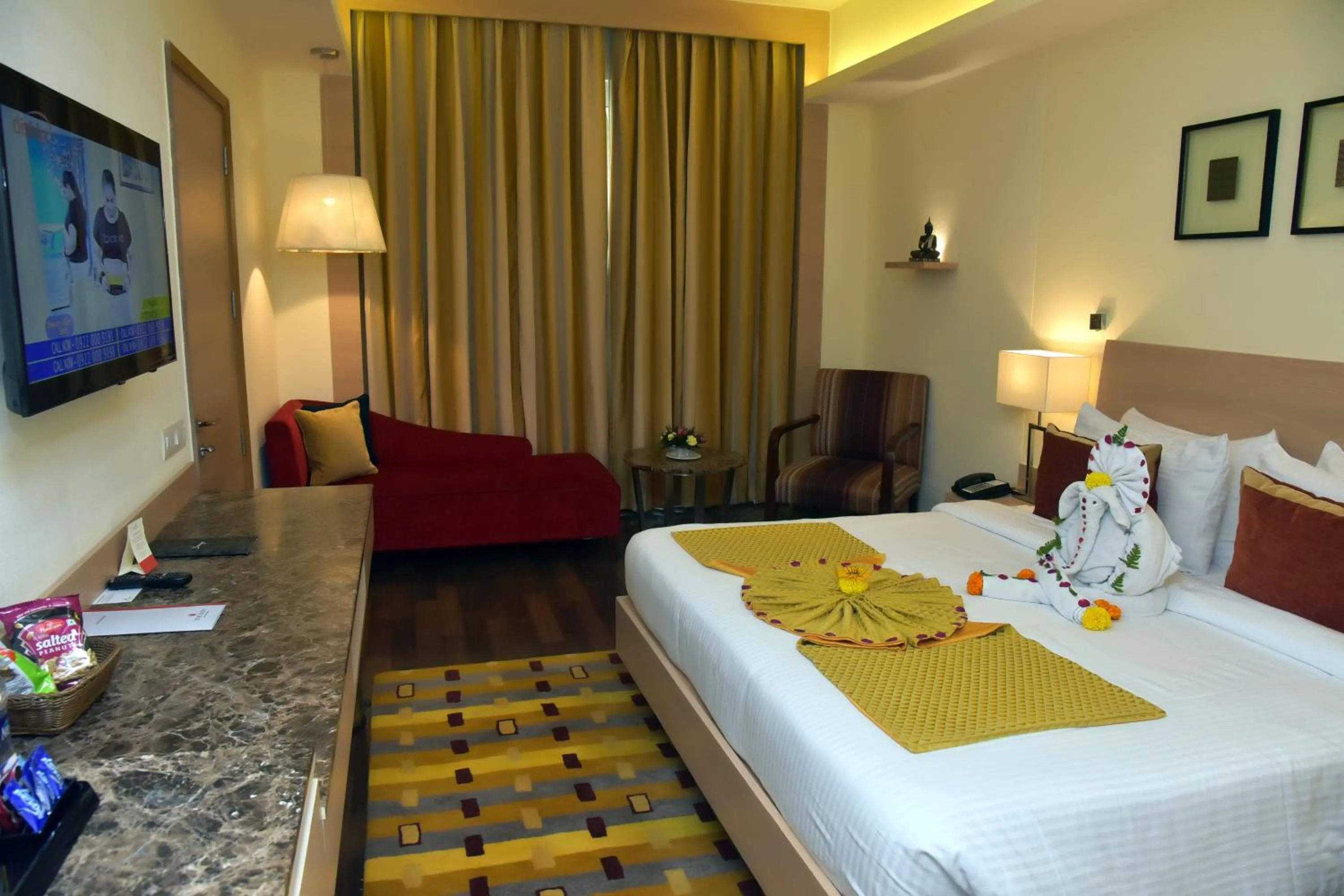 Bed in The Zion Hotel