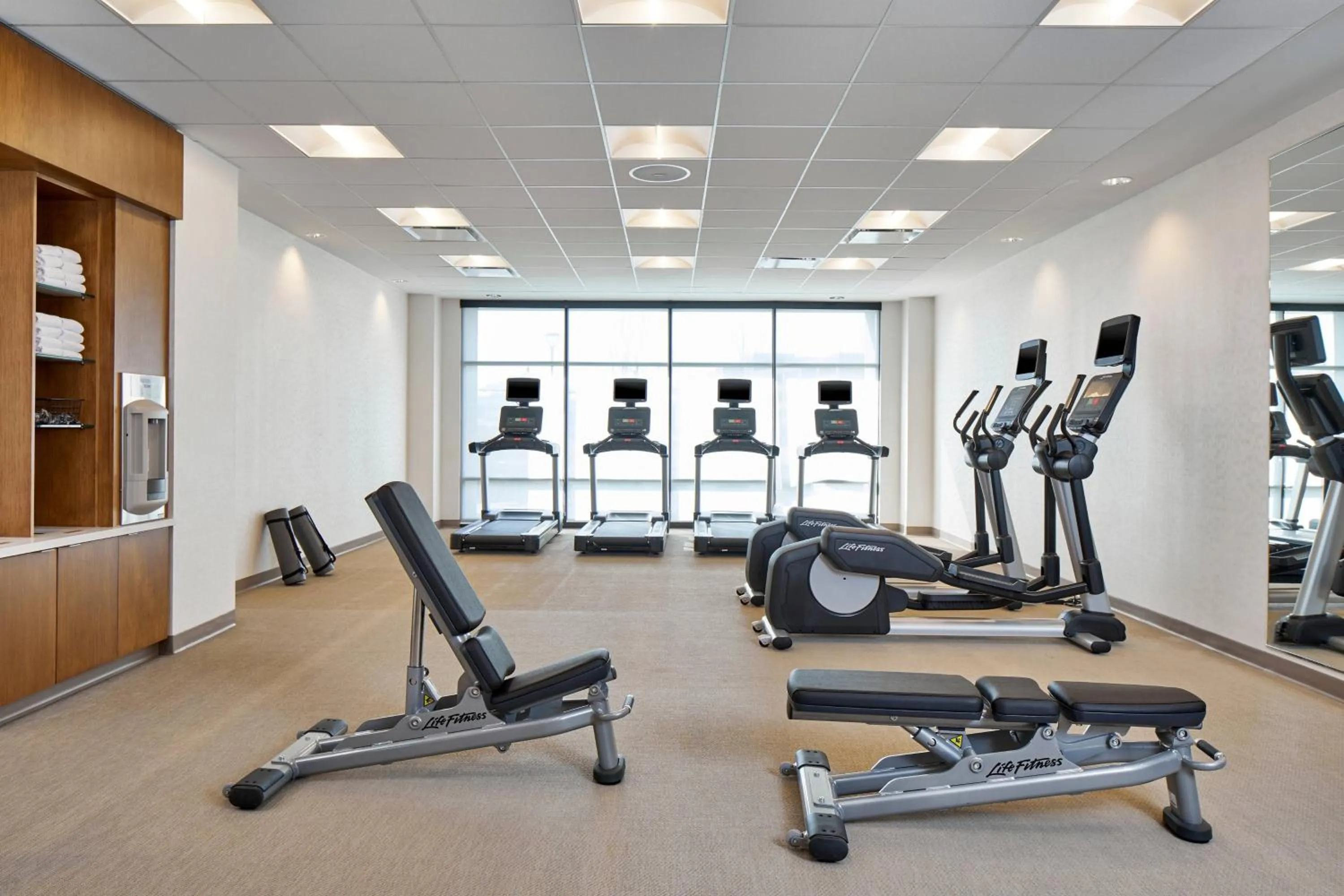 Fitness centre/facilities in SpringHill Suites by Marriott Columbus Dublin