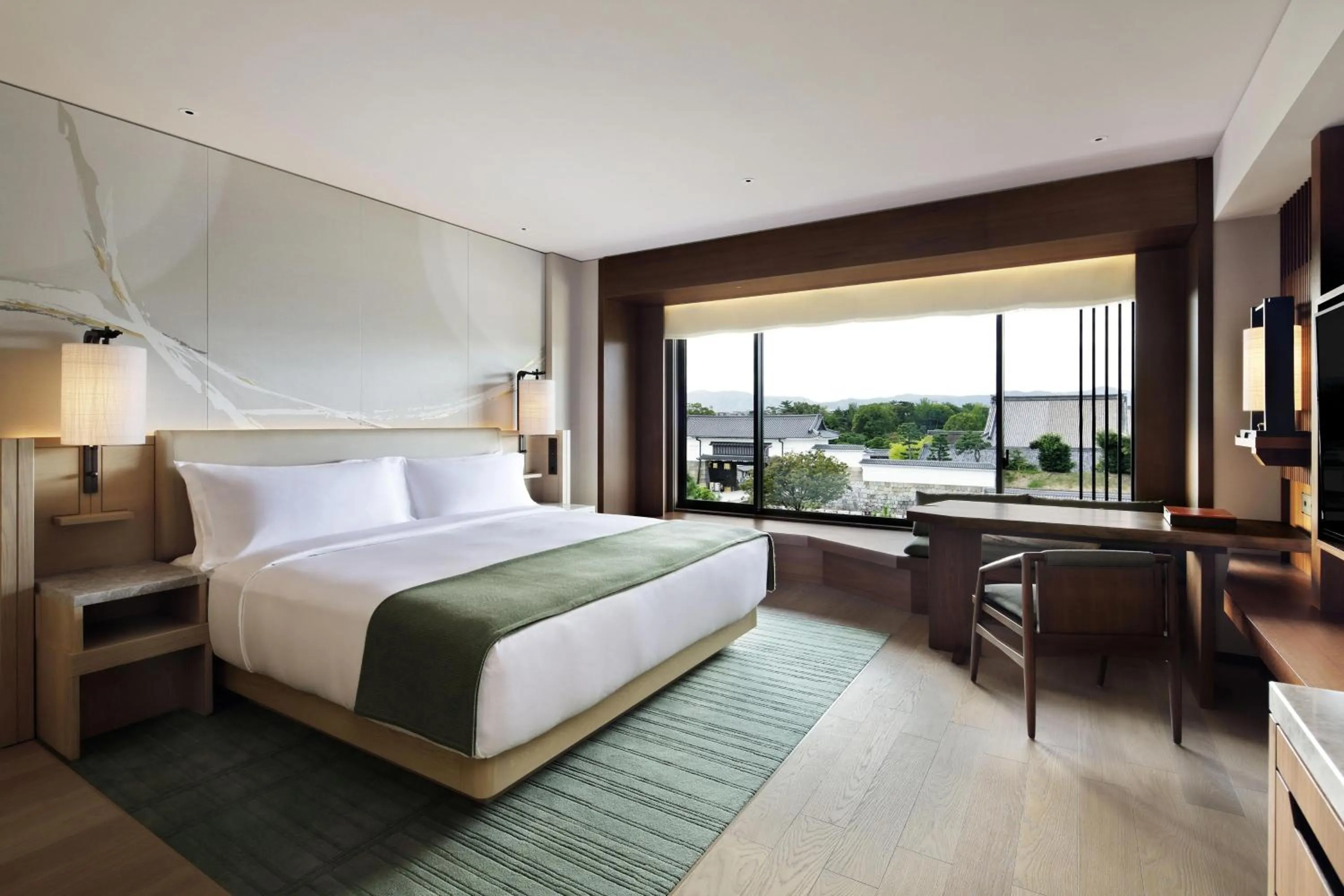 Photo of the whole room, Bed in HOTEL THE MITSUI KYOTO, a Luxury Collection Hotel & Spa