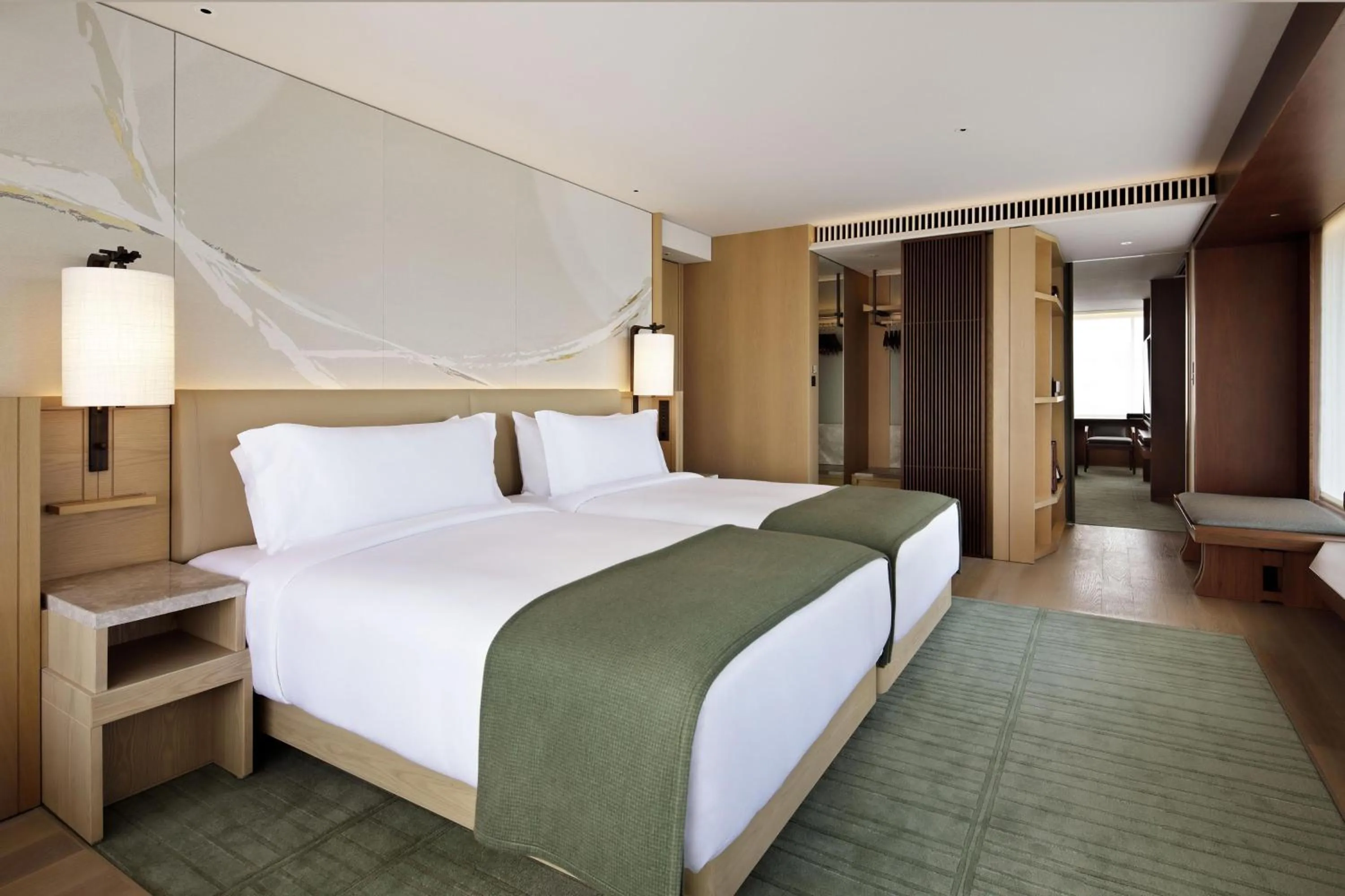 Photo of the whole room, Bed in HOTEL THE MITSUI KYOTO, a Luxury Collection Hotel & Spa