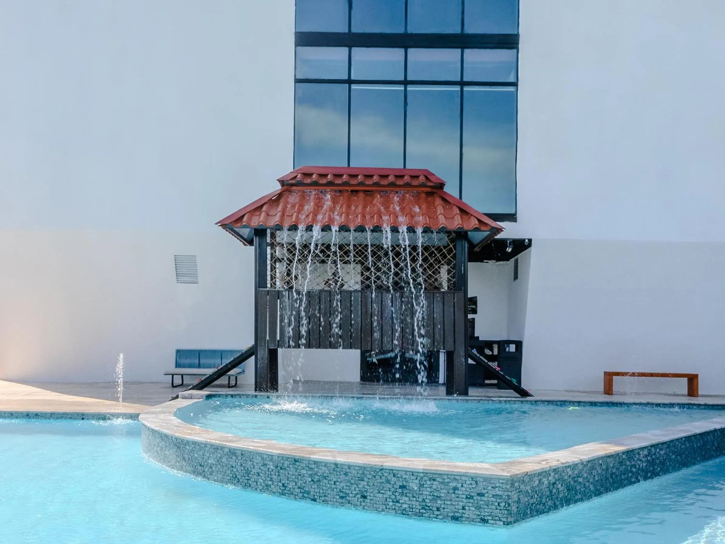 Pool view in Aloft Ponce Hotel & Casino