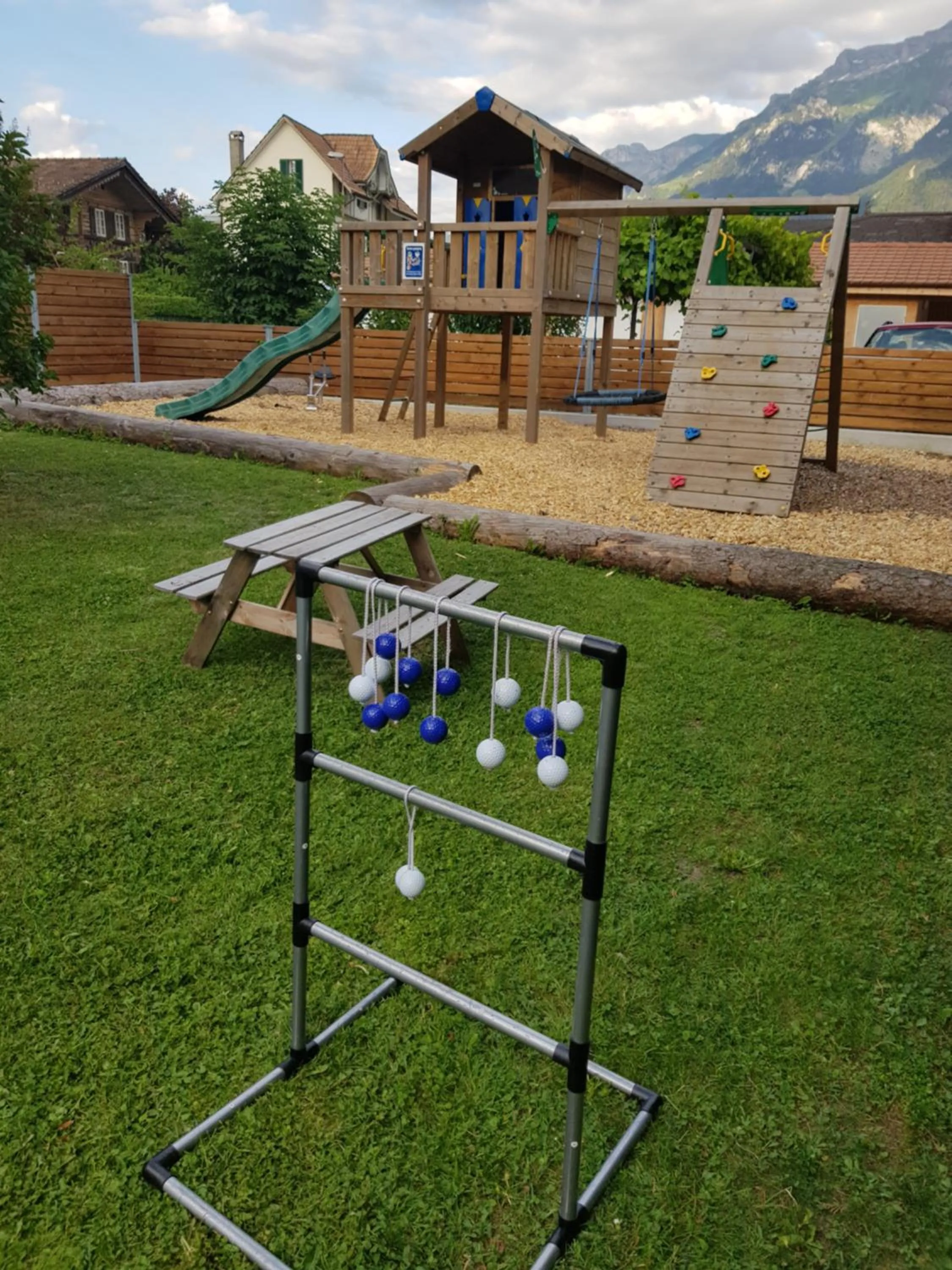 Children play ground in Hotel Restaurant Hirschen