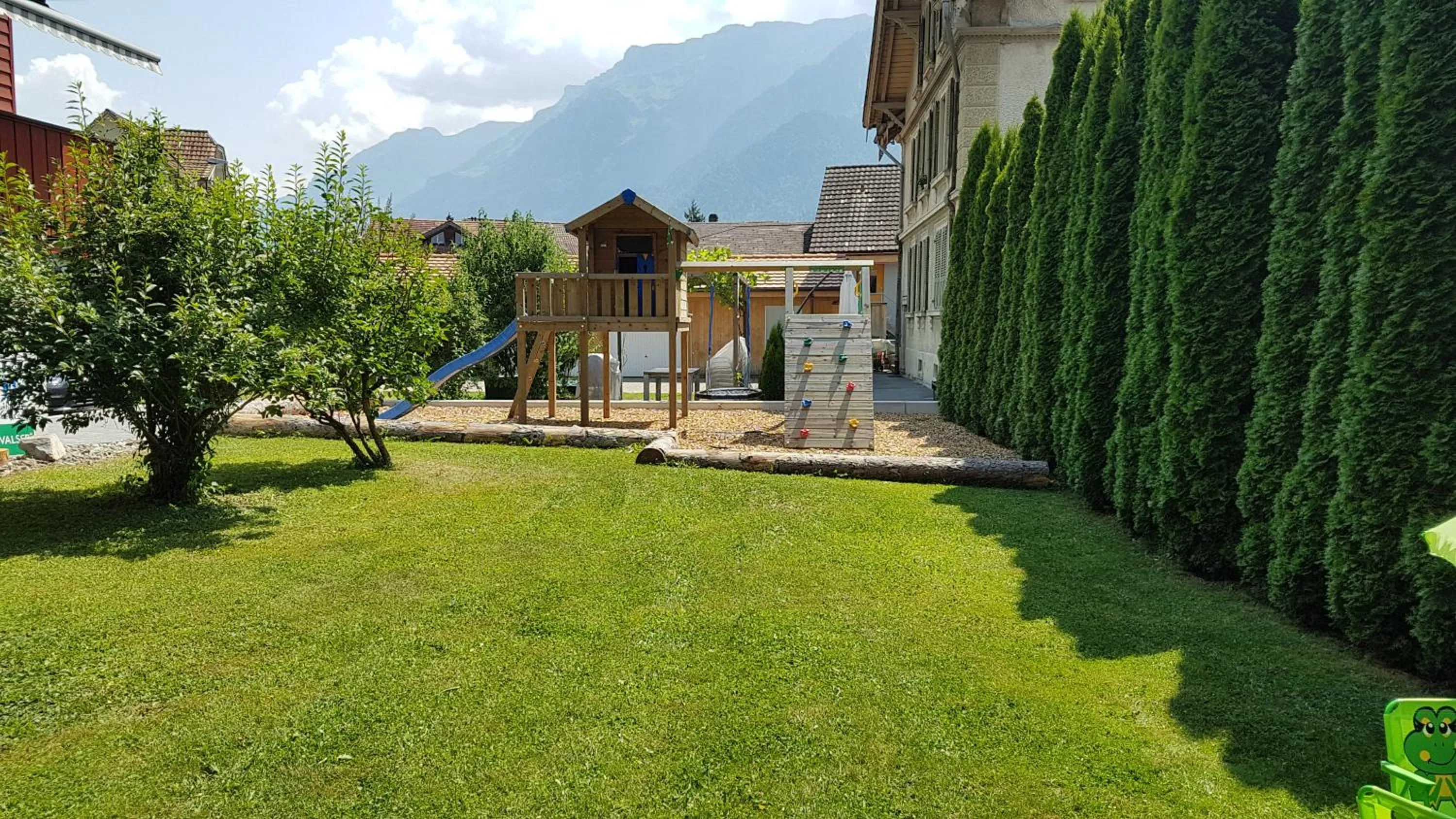 Children play ground in Hotel Restaurant Hirschen