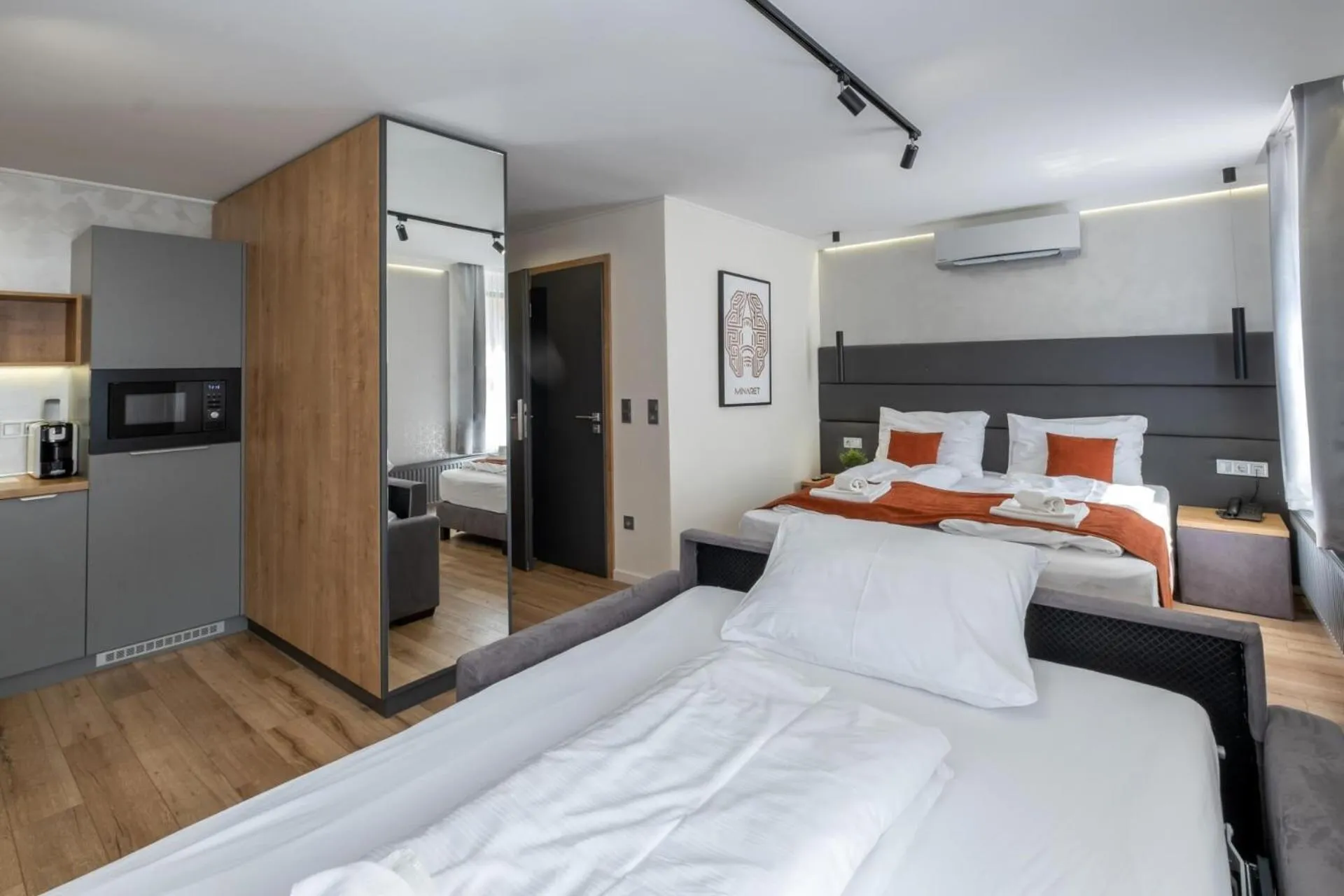 Bed in Minaret Residence & Relax Pécs