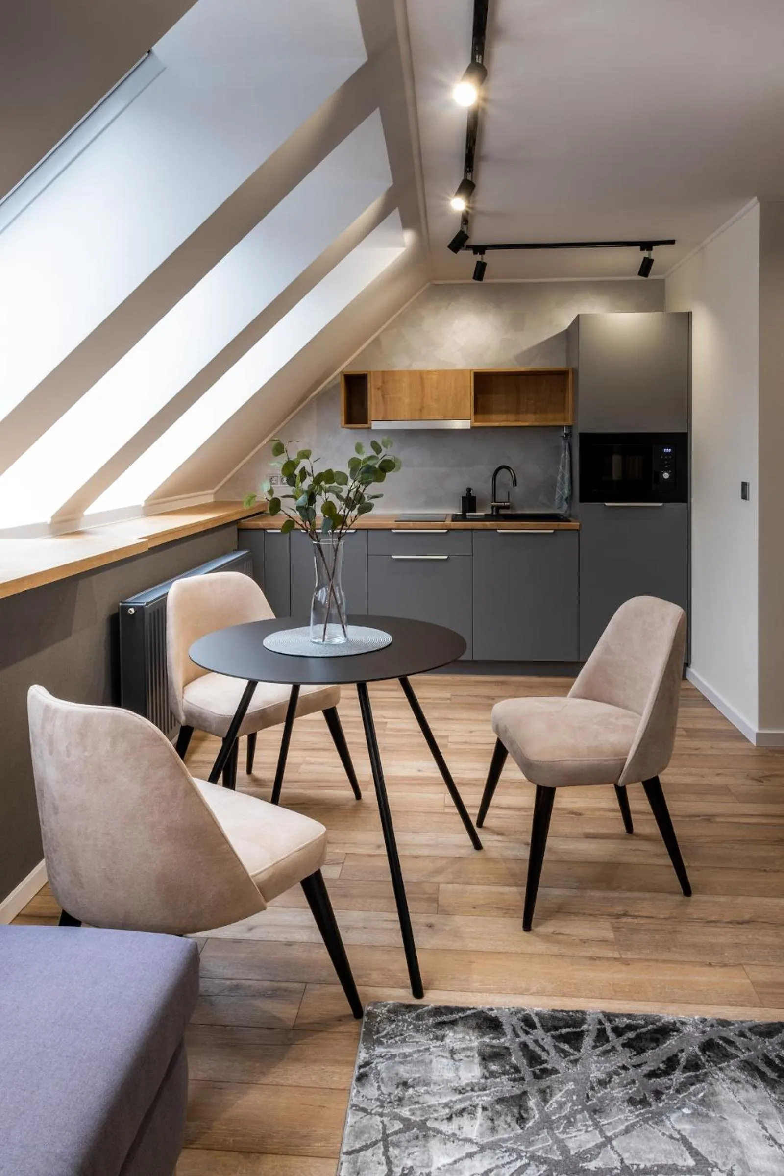 Kitchen or kitchenette in Minaret Residence & Relax Pécs