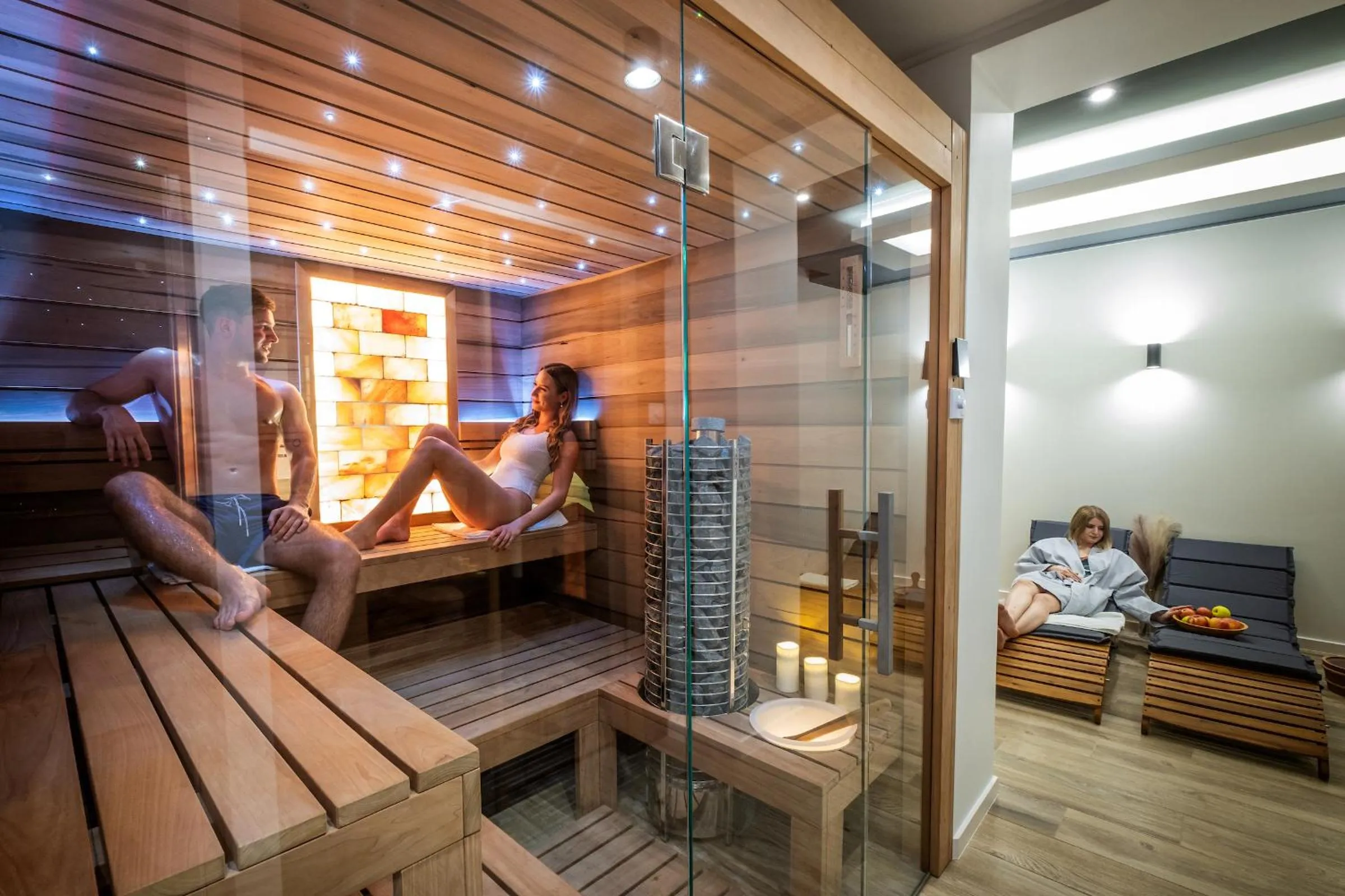 Sauna in Minaret Residence & Relax Pécs