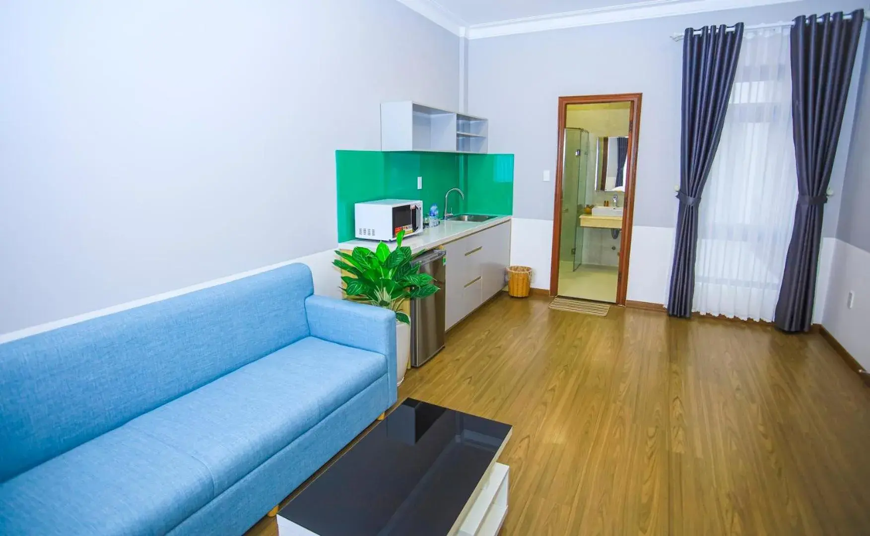 Living room in The Lush House Living room in The Lush House