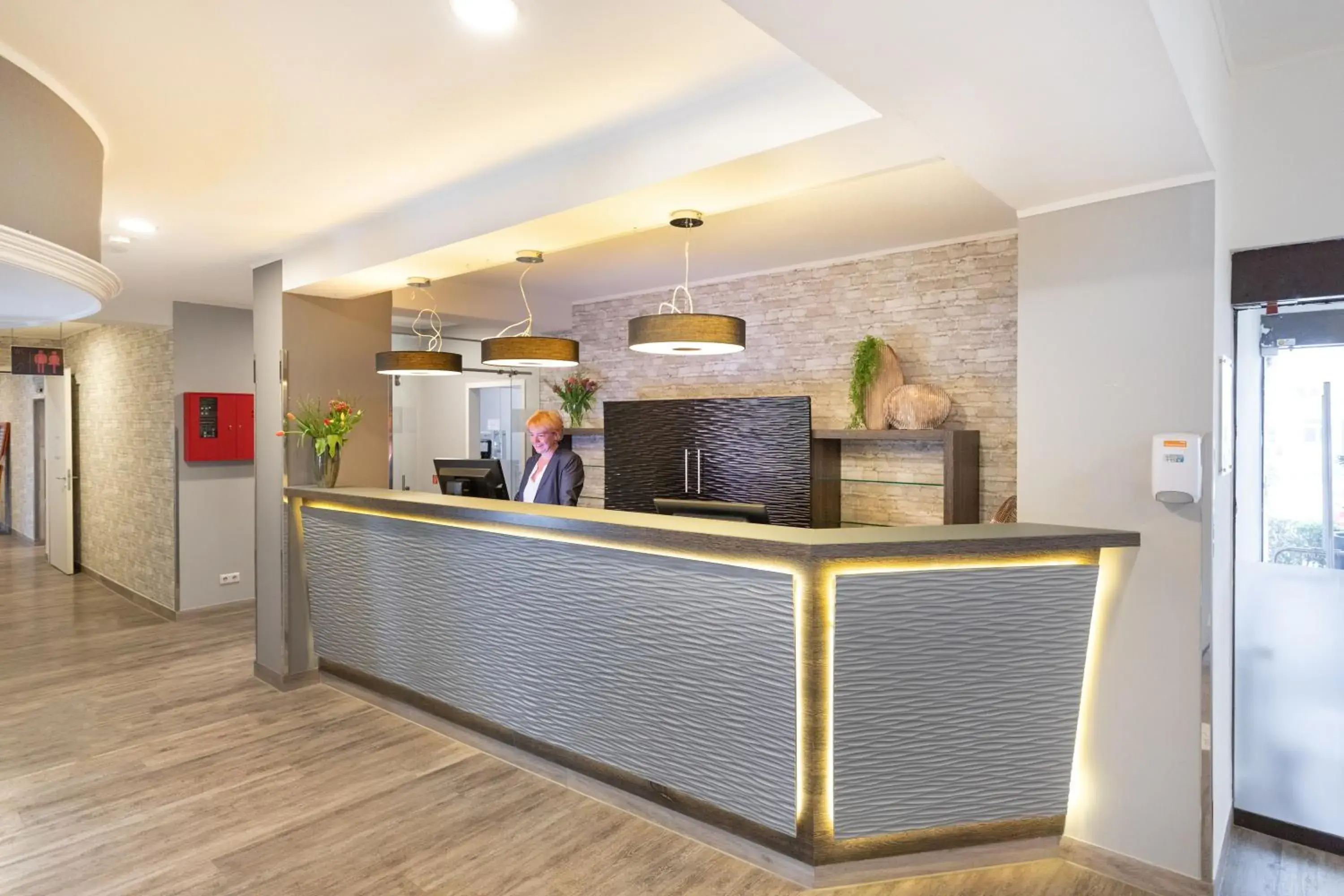 Lobby or reception in Select Hotel A1 Bremen-Stuhr Lobby or reception in Select Hotel A1 Bremen-Stuhr
