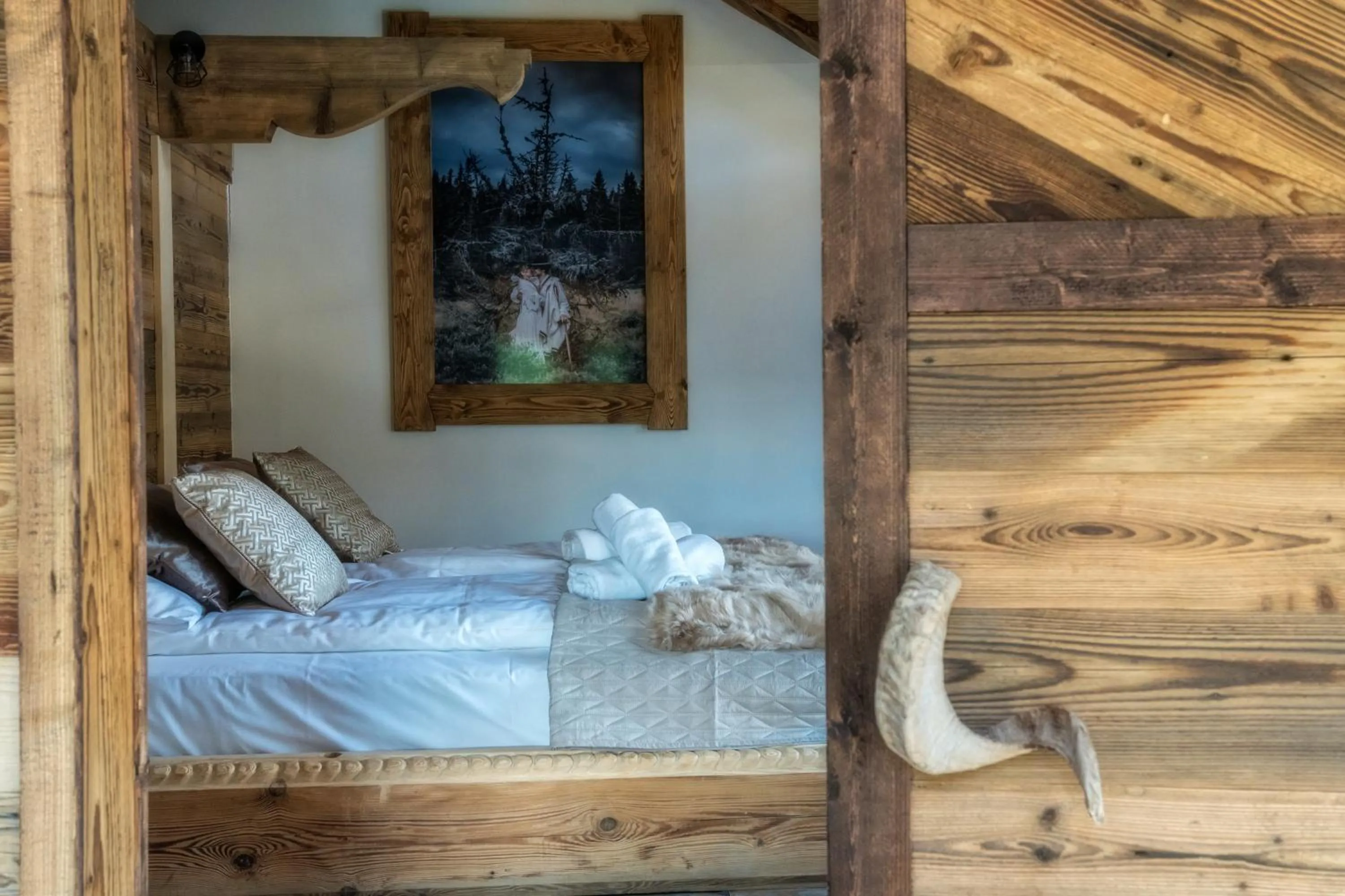 Bed in Aparthotel Giewont