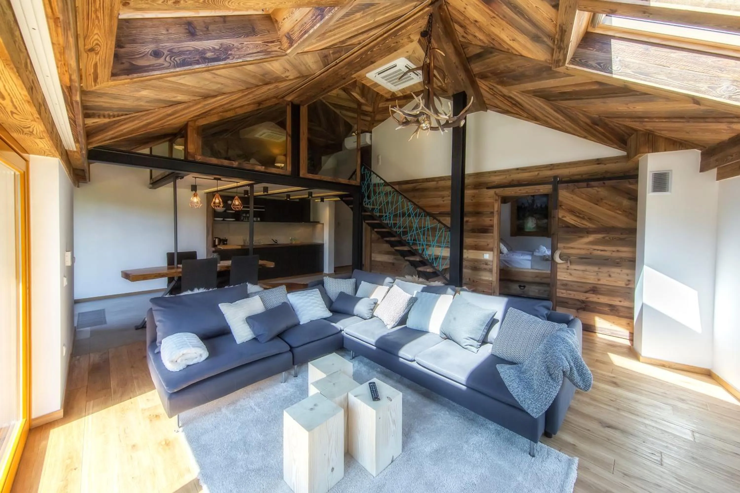 Kitchen or kitchenette in Aparthotel Giewont