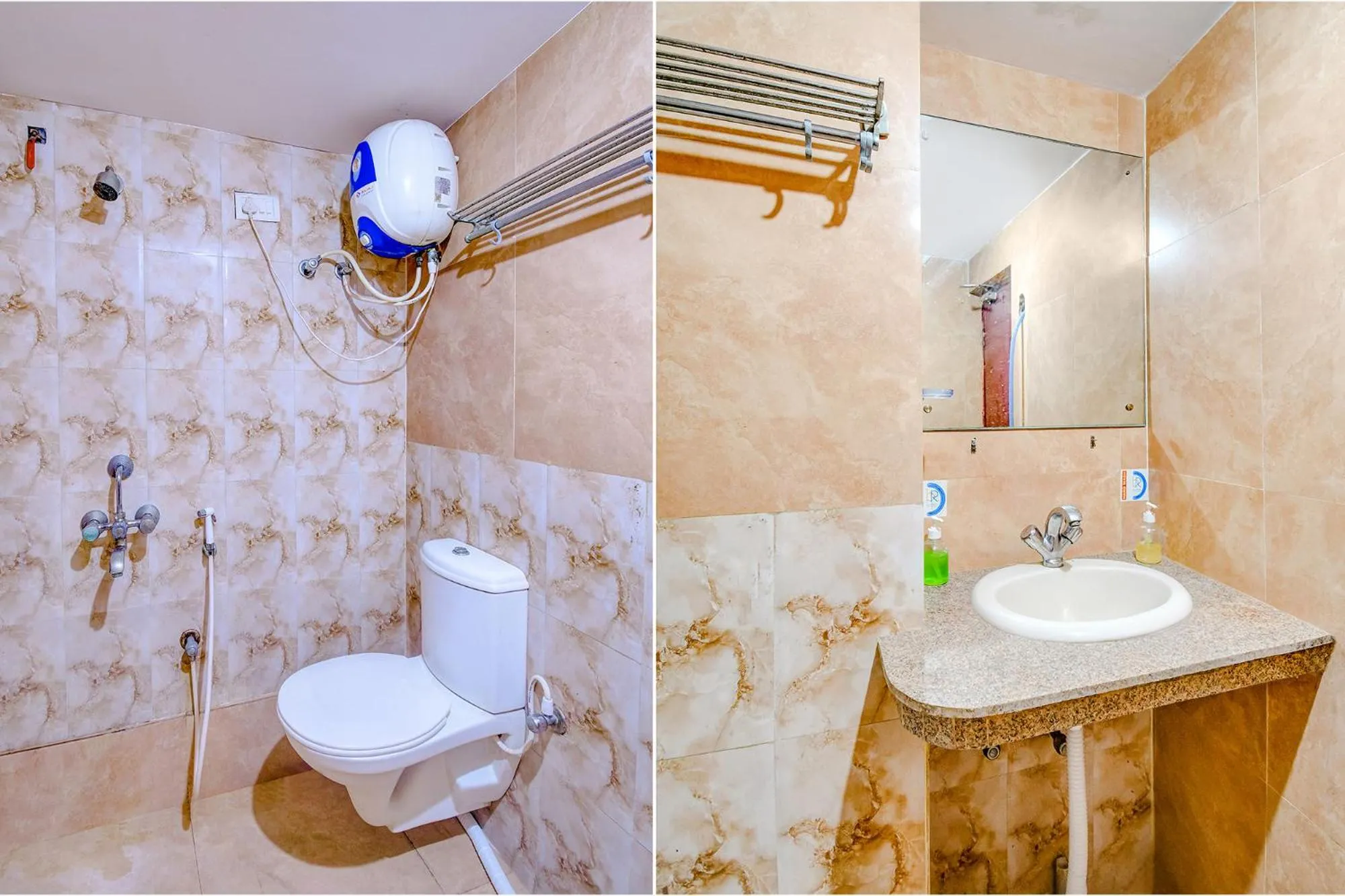 Bathroom in FabHotel Raj Darbar