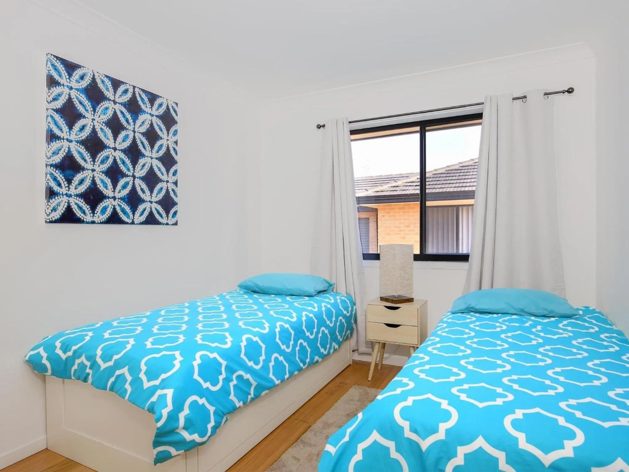 Bed in Villa Zelma I Pet Friendly I 4 Min Walk to Beach