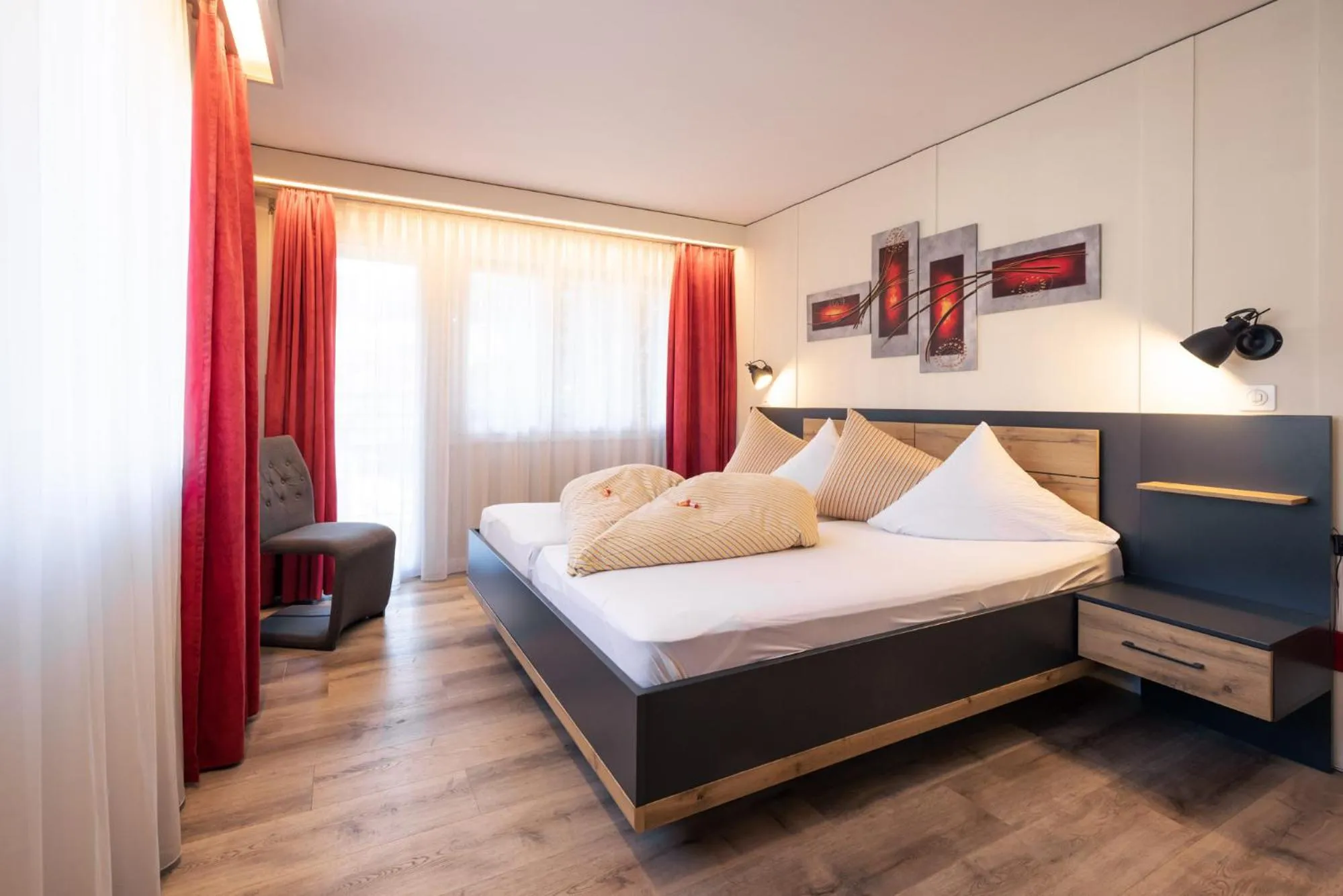 Bed in Garni Hotel Torkelbündte