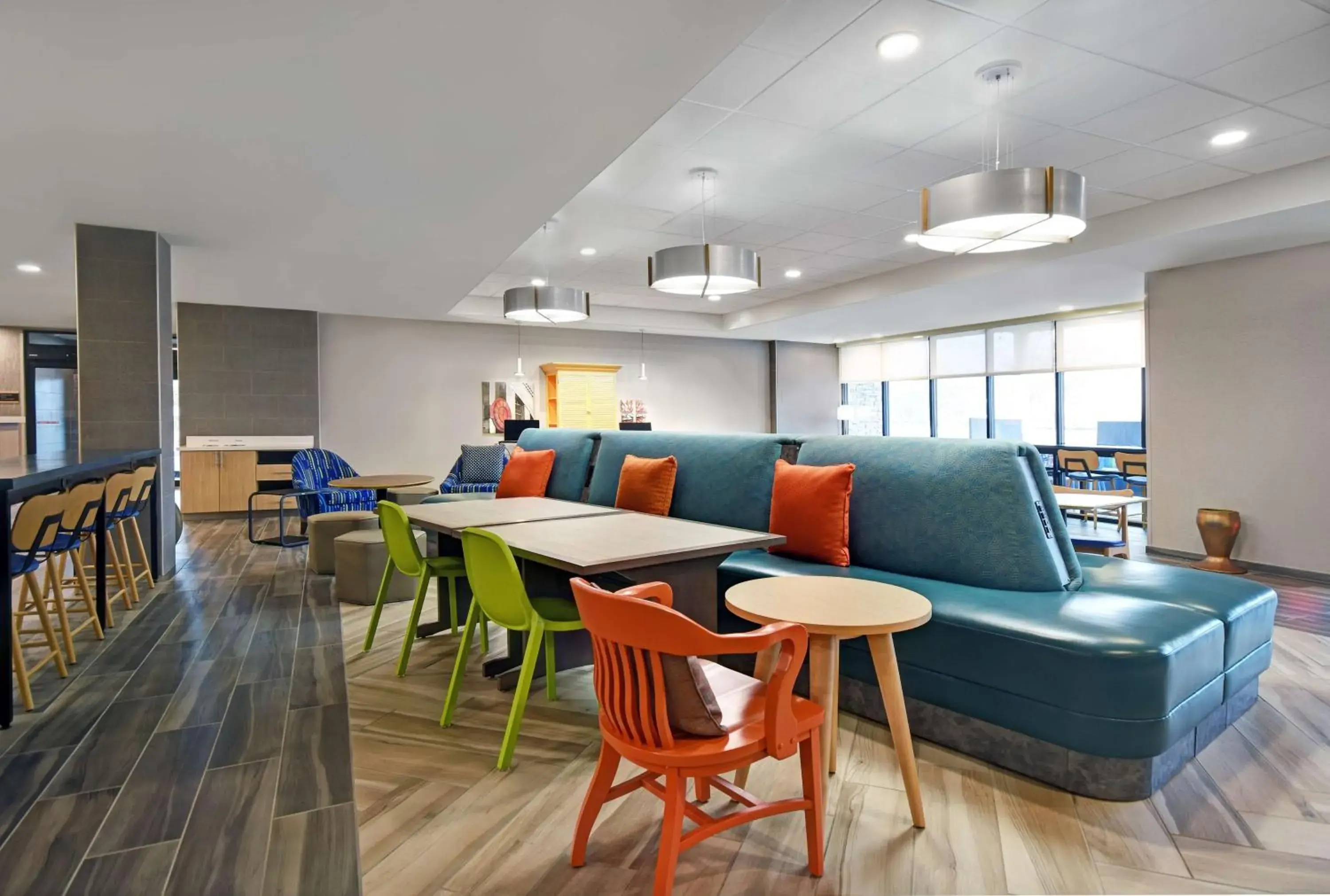 Lobby or reception in Home2 Suites By Hilton Springdale Cincinnati Lobby or reception in Home2 Suites By Hilton Springdale Cincinnati