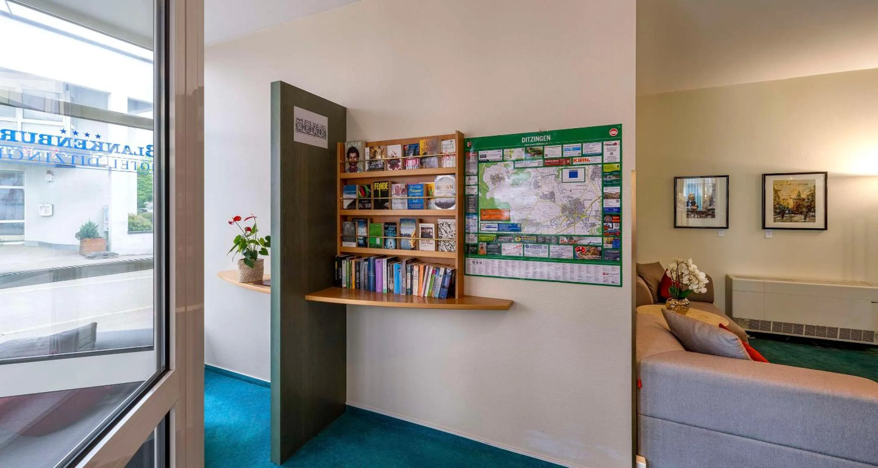 Lobby or reception in PLAZA INN Blankenburg Ditzingen, Sure Hotel Collection