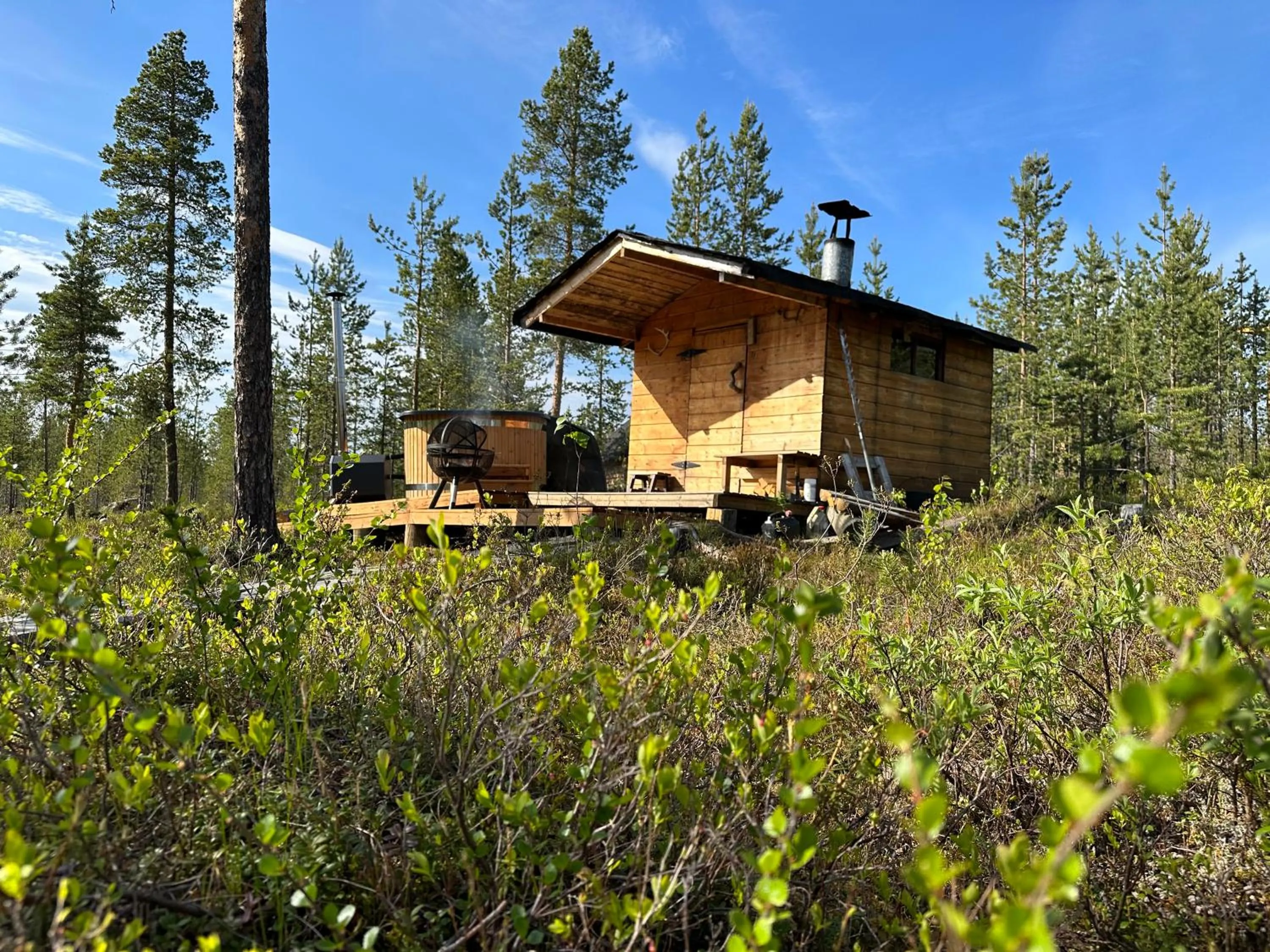 Sauna in Aurora Husky Hut