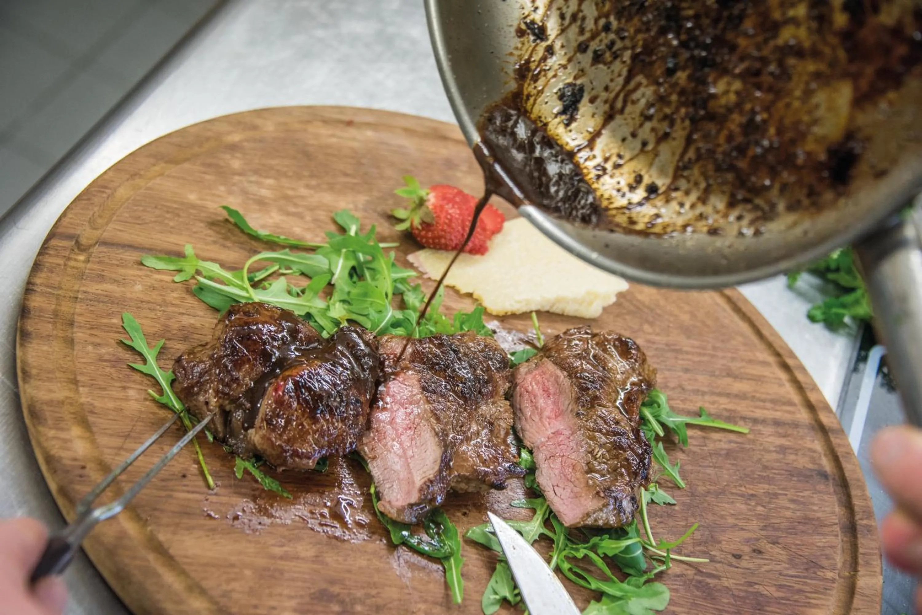 Food close-up in Apparthotel Feldhof - Living and Bistro