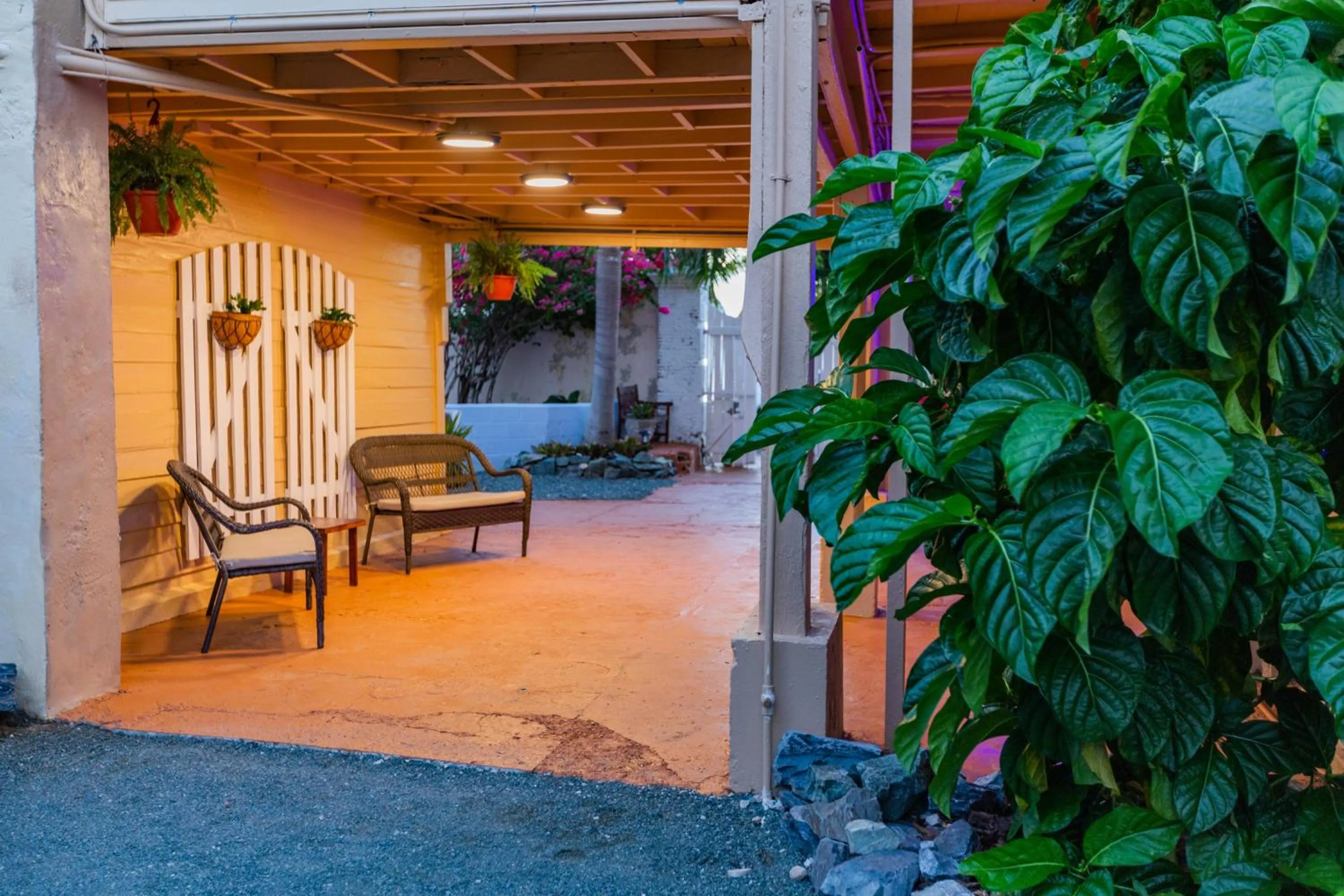 Inner courtyard view in Victoria House