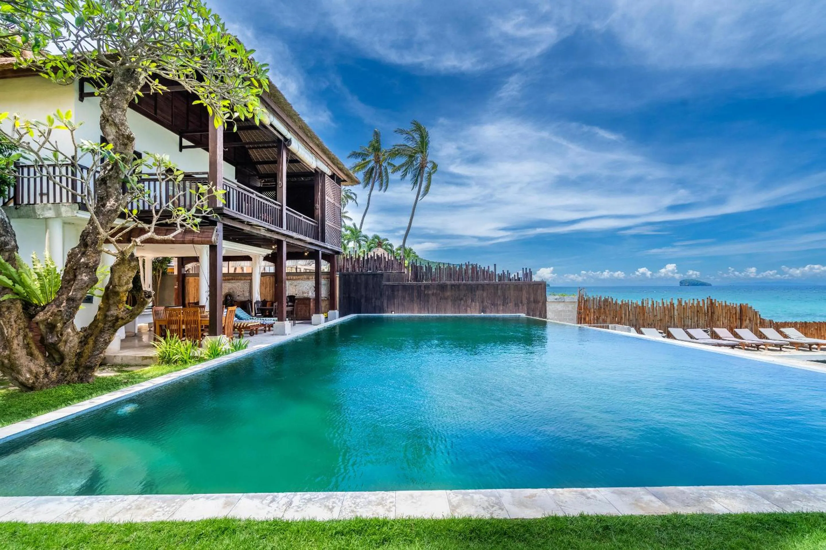 Pool view in The Village of Angels