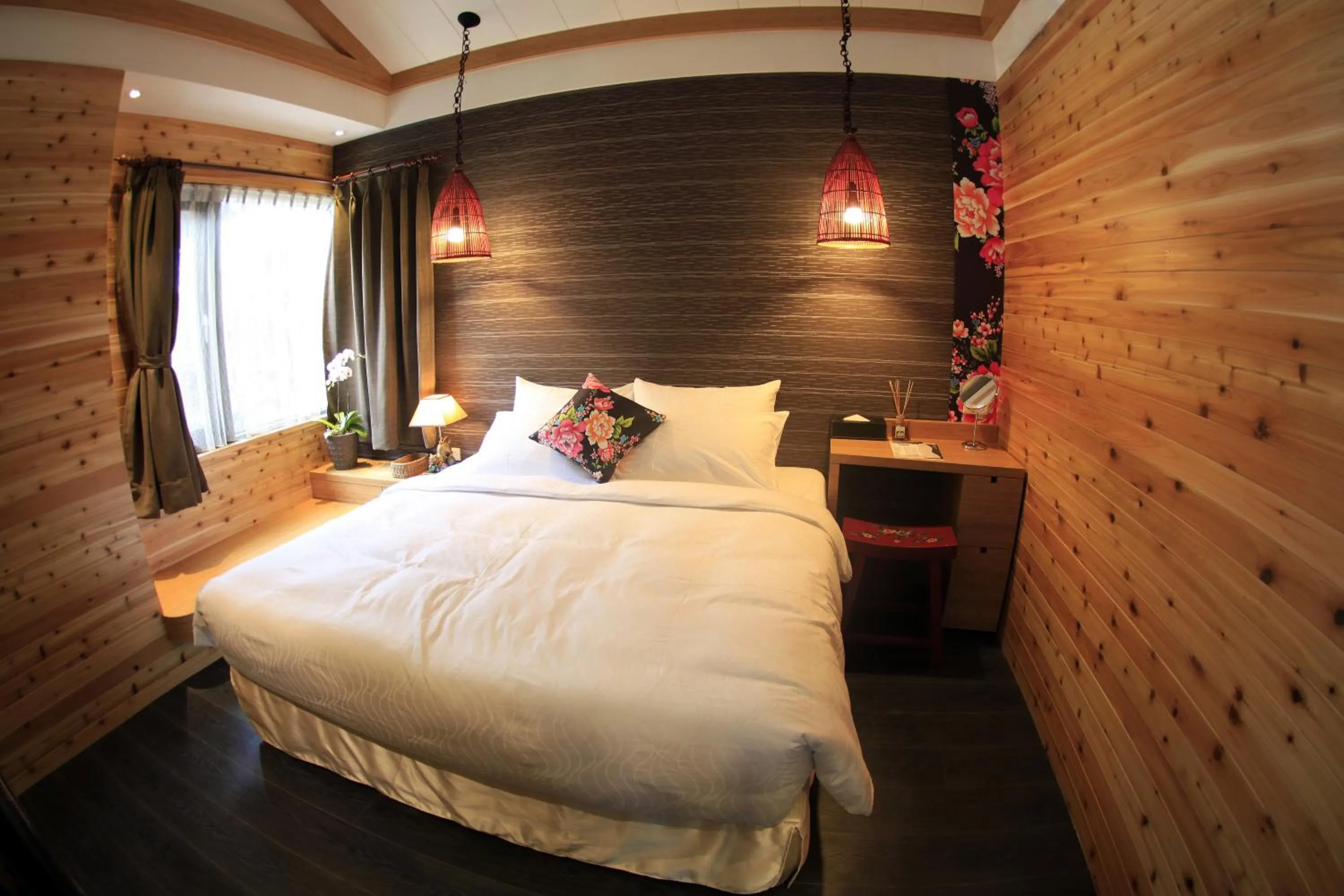 Seating area, Bed in Pokara Resort