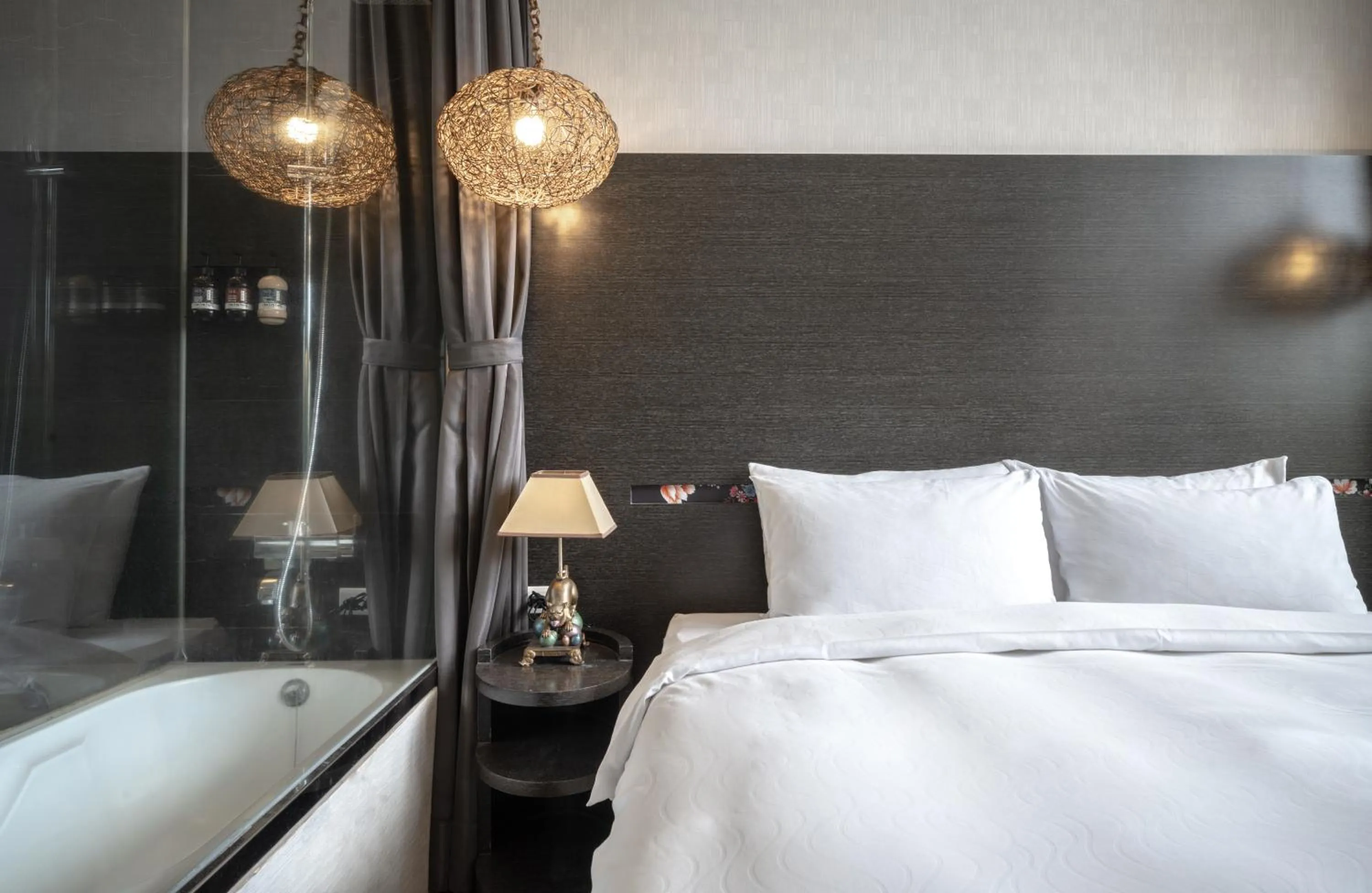 Bed in Pokara Resort