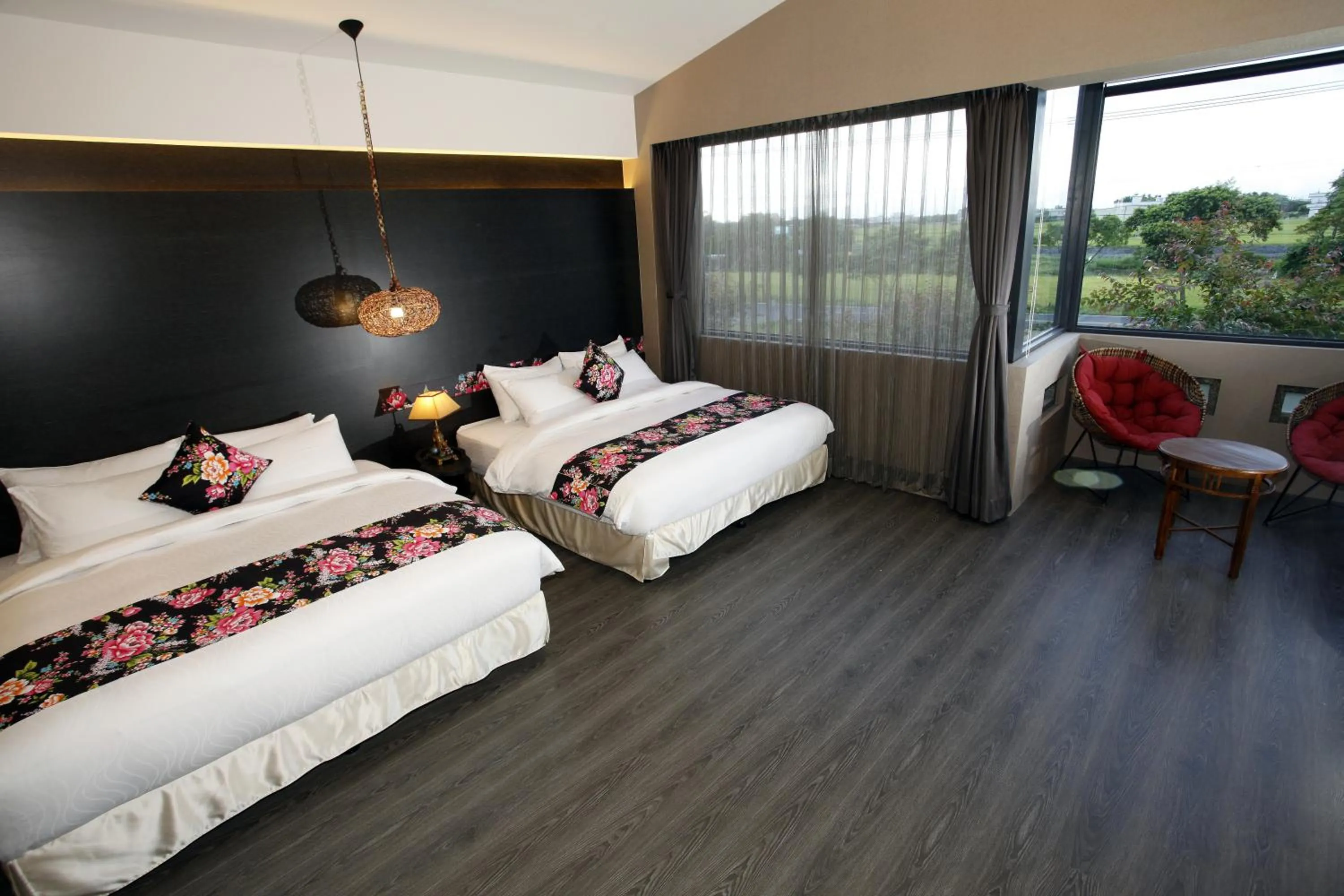 Photo of the whole room, Bed in Pokara Resort