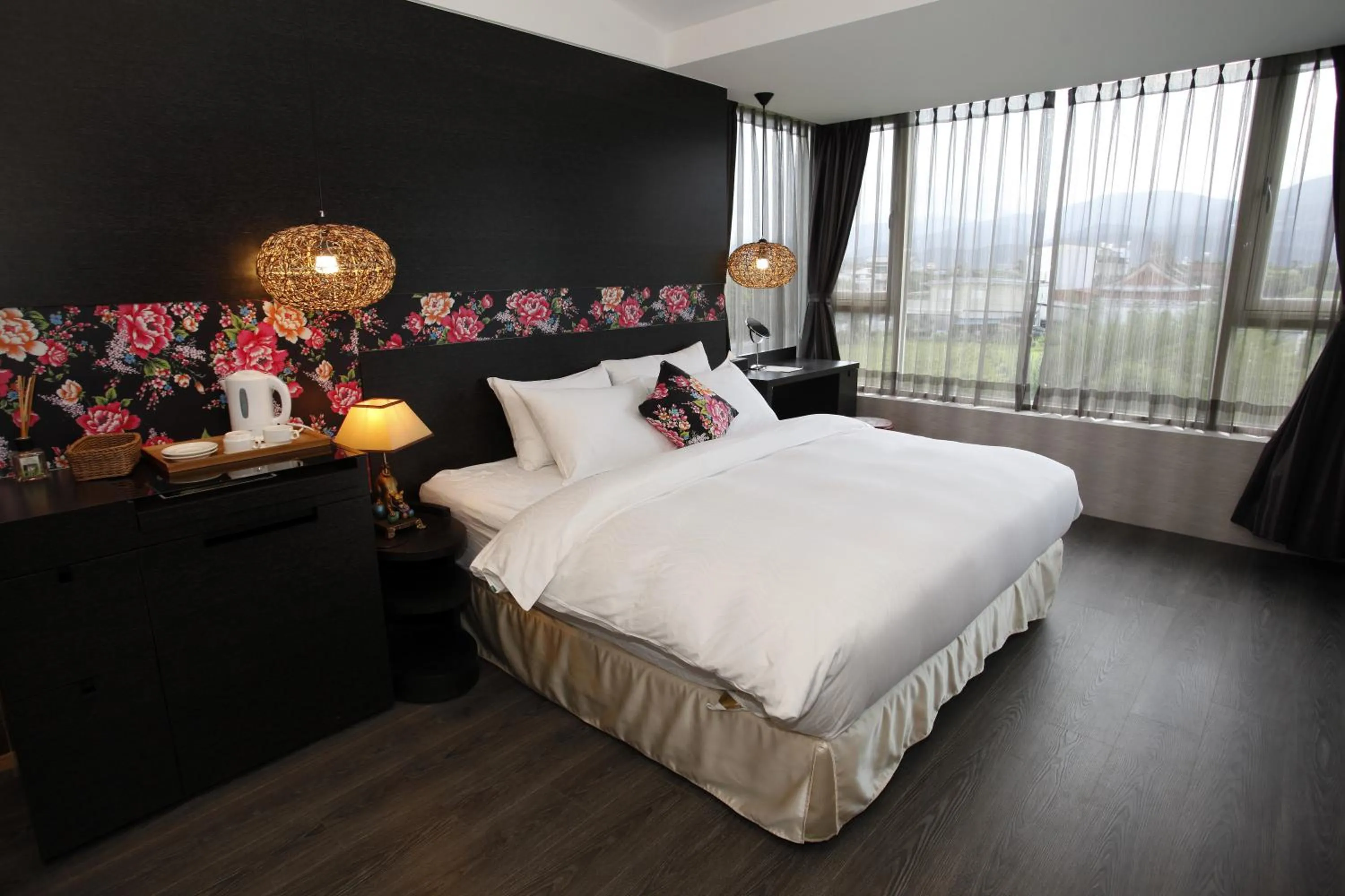 Photo of the whole room, Bed in Pokara Resort