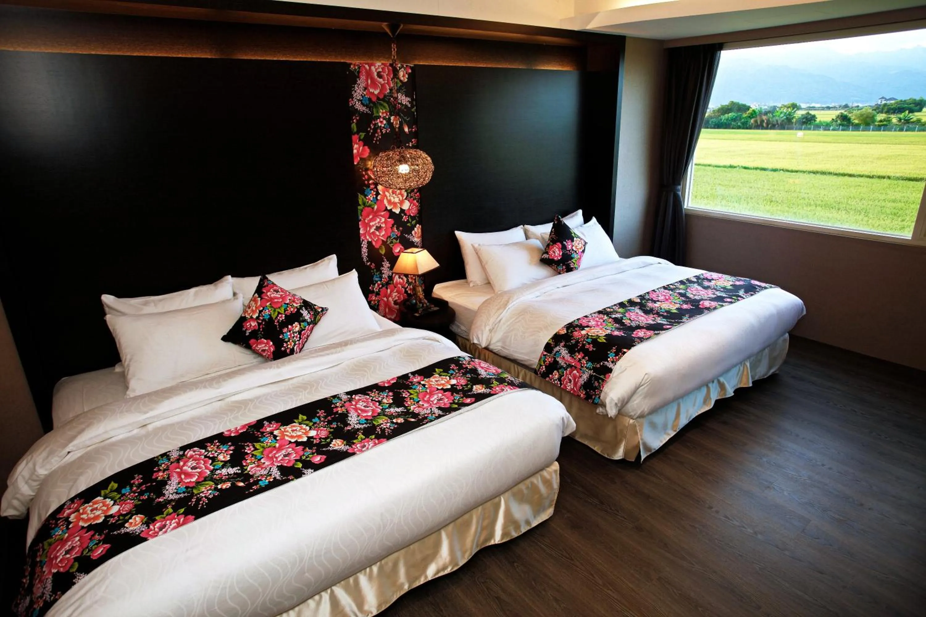 Bed in Pokara Resort