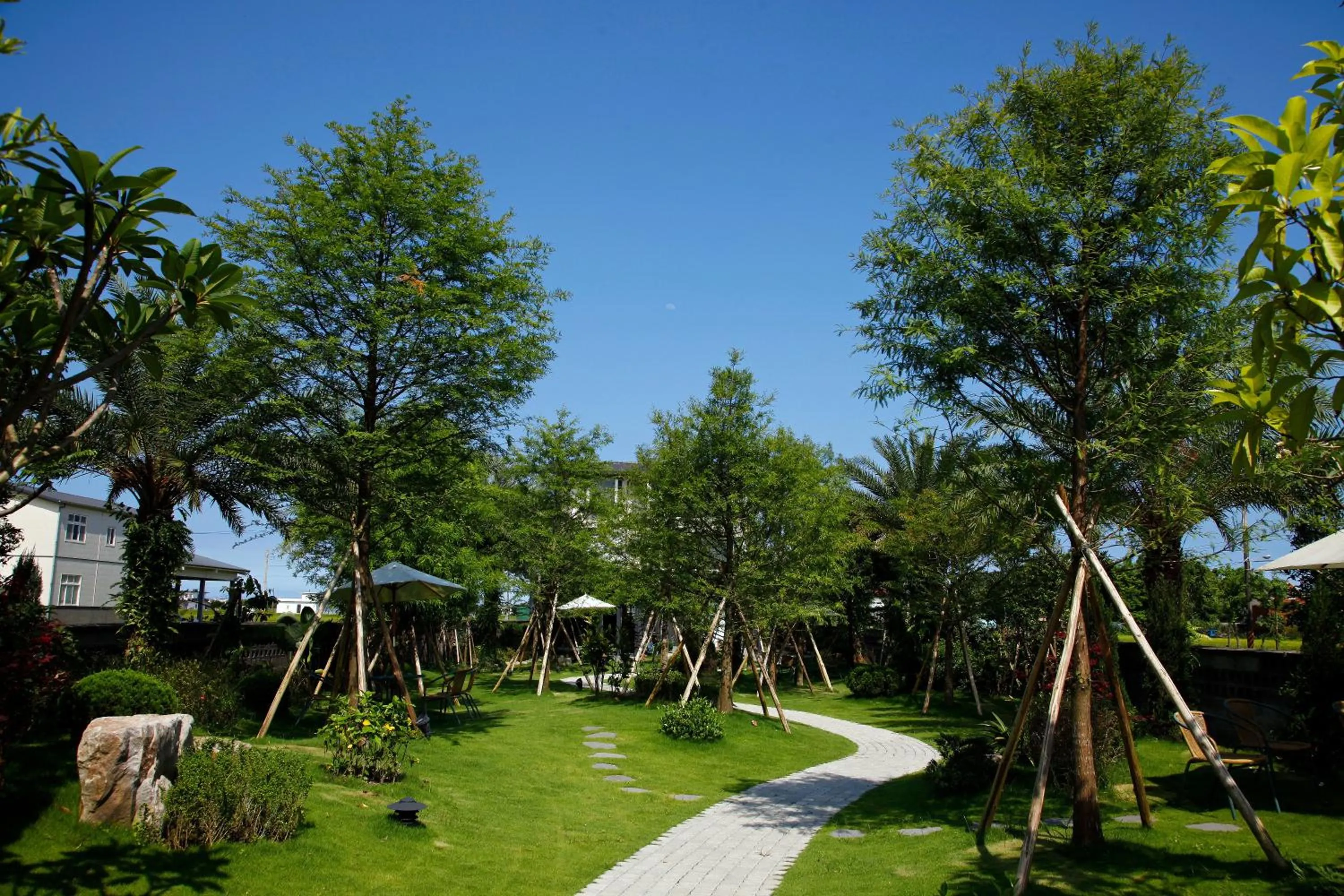 Garden in Pokara Resort