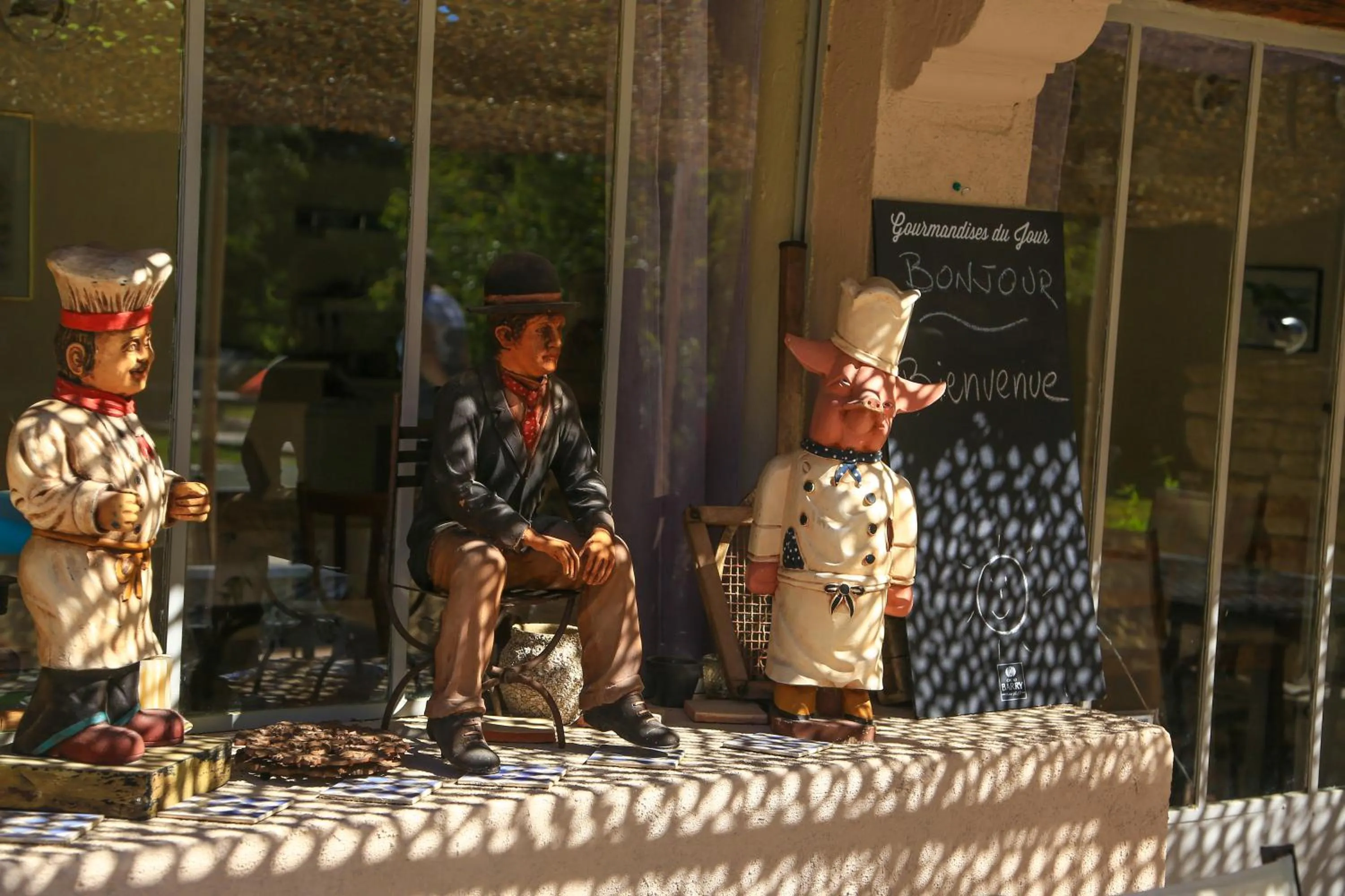 Decorative detail in Mas la Provence