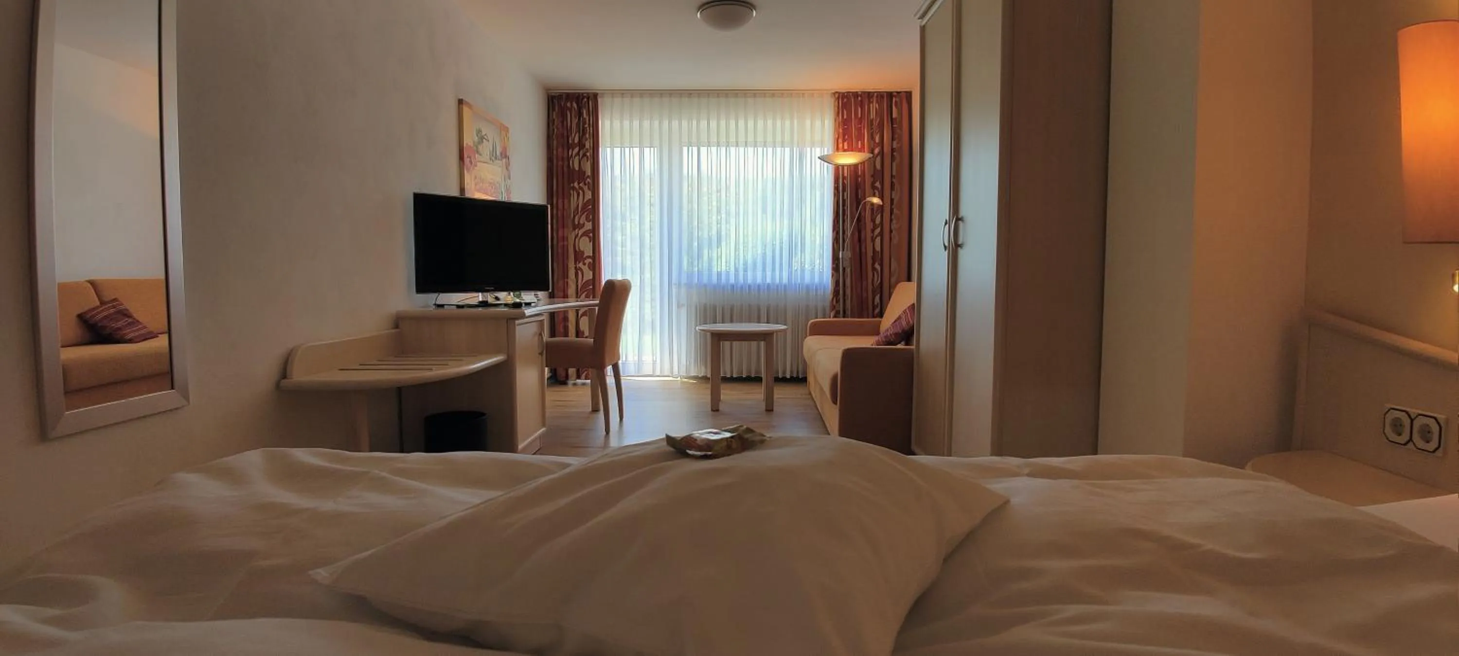 View (from property/room), Bed in Hotel Magdalenenhof inklusive MeineCardPlus