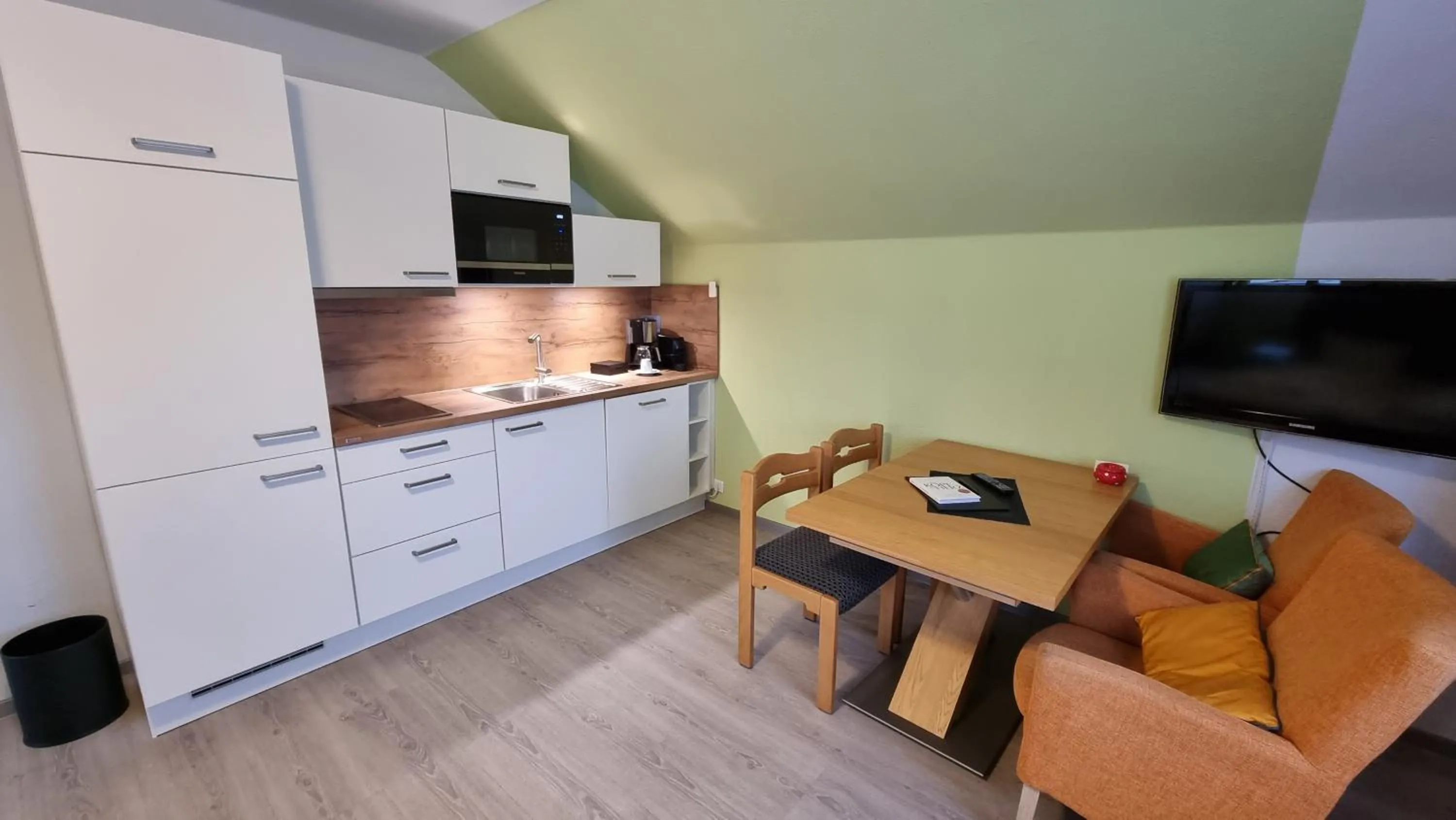 Kitchen or kitchenette in Hotel Magdalenenhof inklusive MeineCardPlus