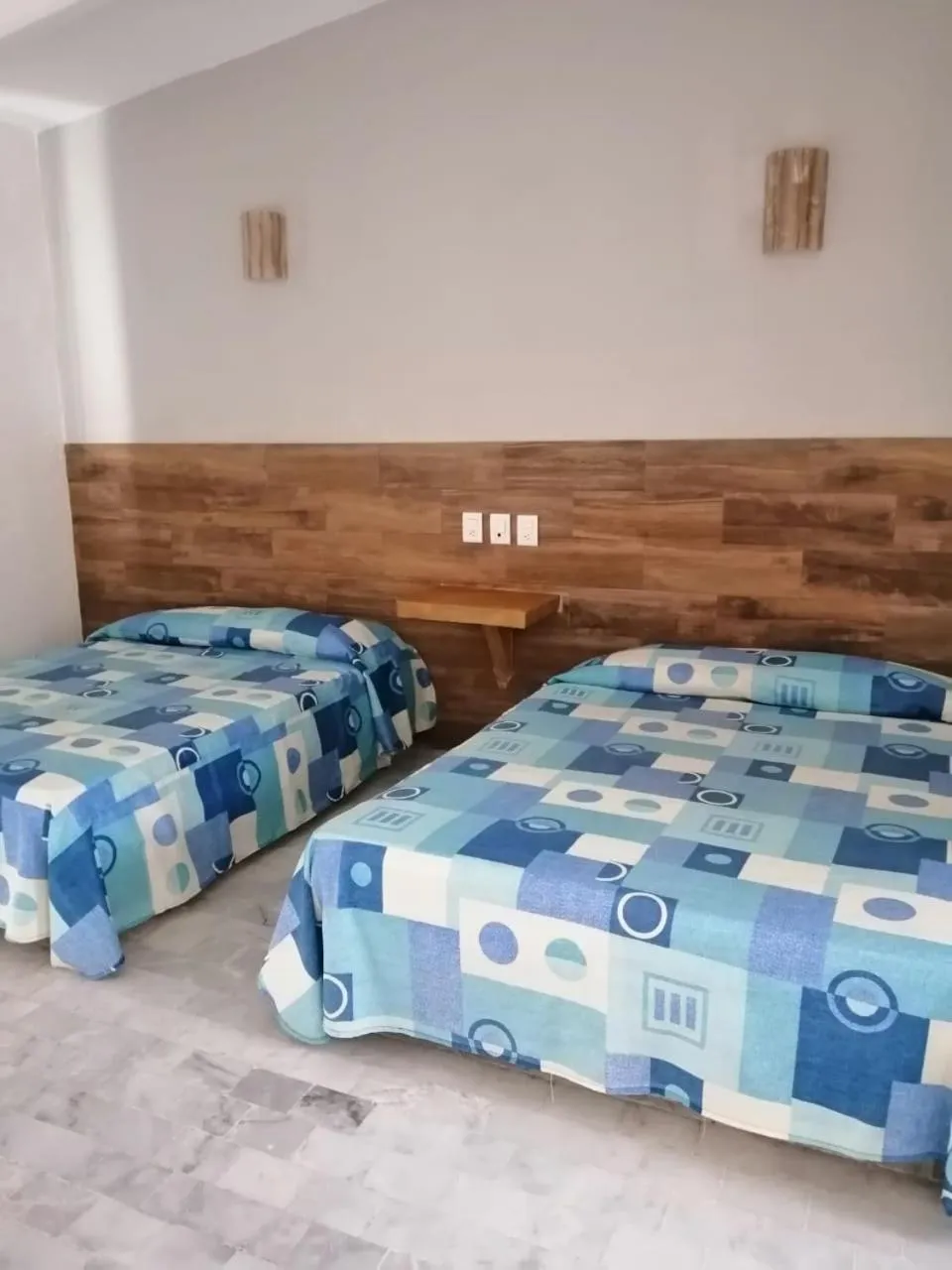 Bed in Hotel Villa Mexicana Puerto Escondido