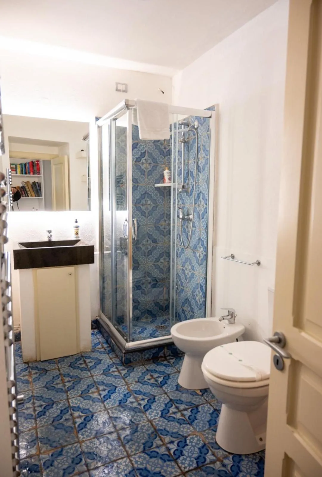 Shower in Villa Zagara Garden Spectacular Sea View in Taormina